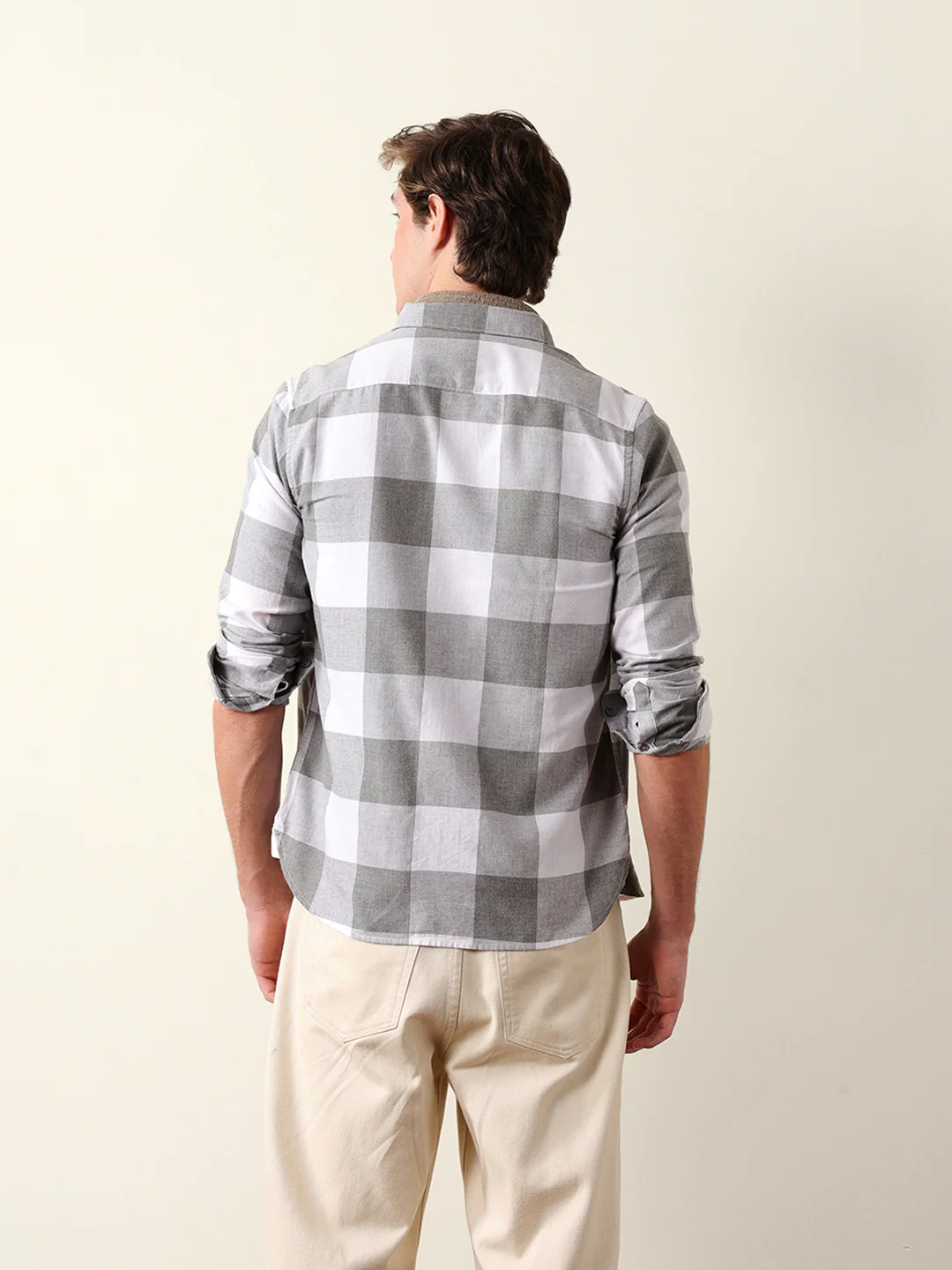 Men Checked Casual Shirt - Image 7
