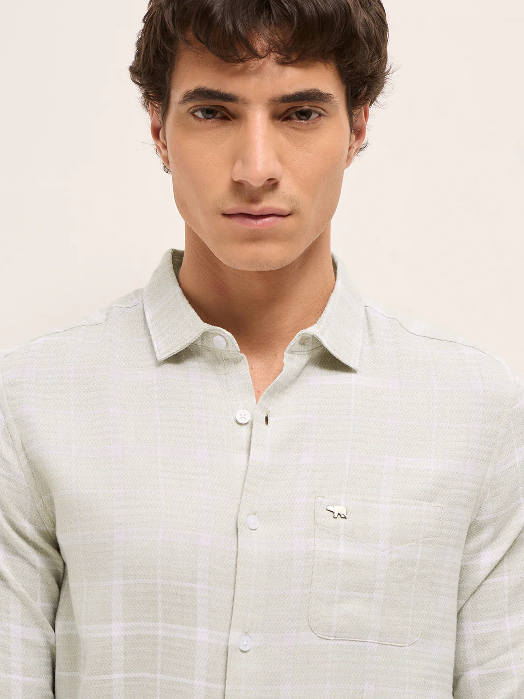 Men Checked Casual Shirt - Image 5