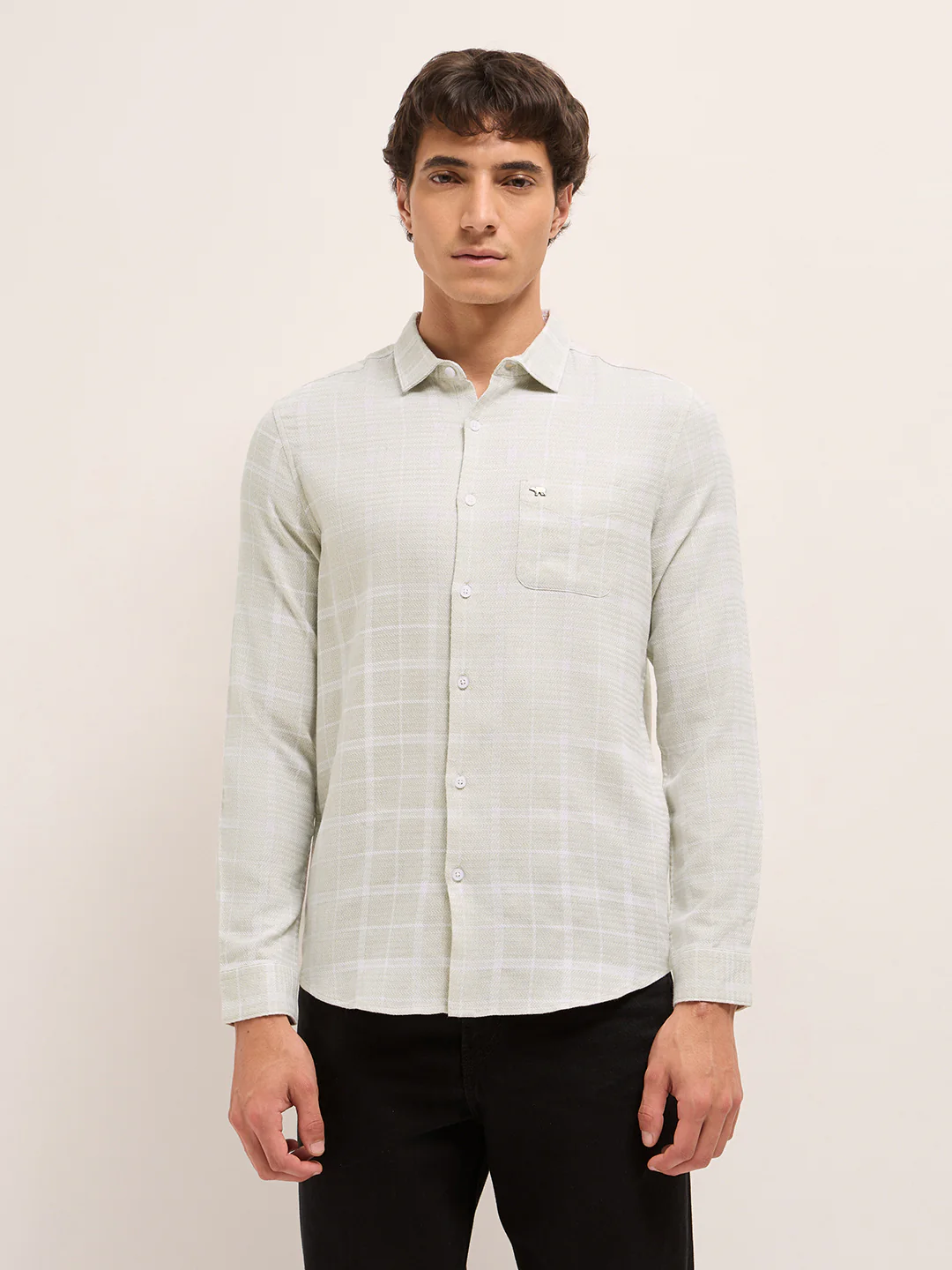 Men Checked Casual Shirt - Image 6