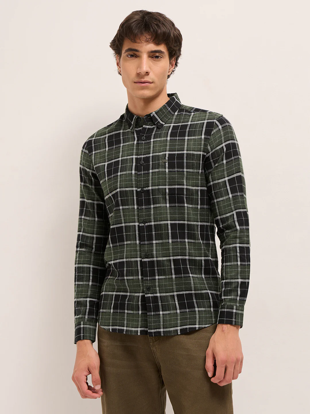 Men Checked Casual Shirt - Image 6