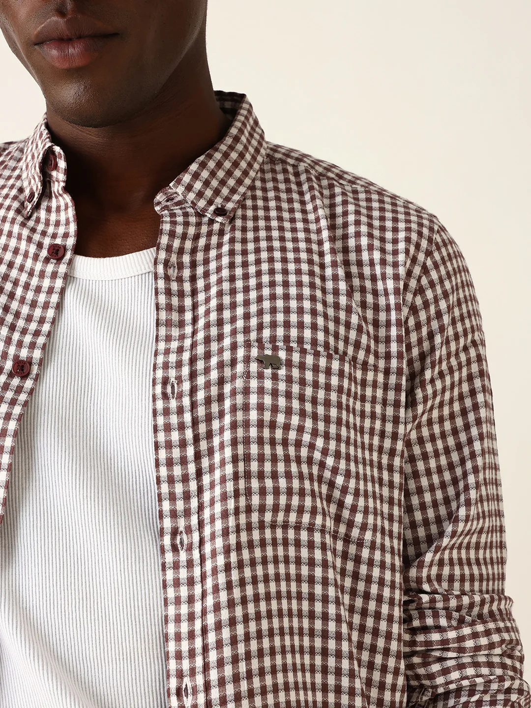 Men Checked Casual Shirt - Image 5