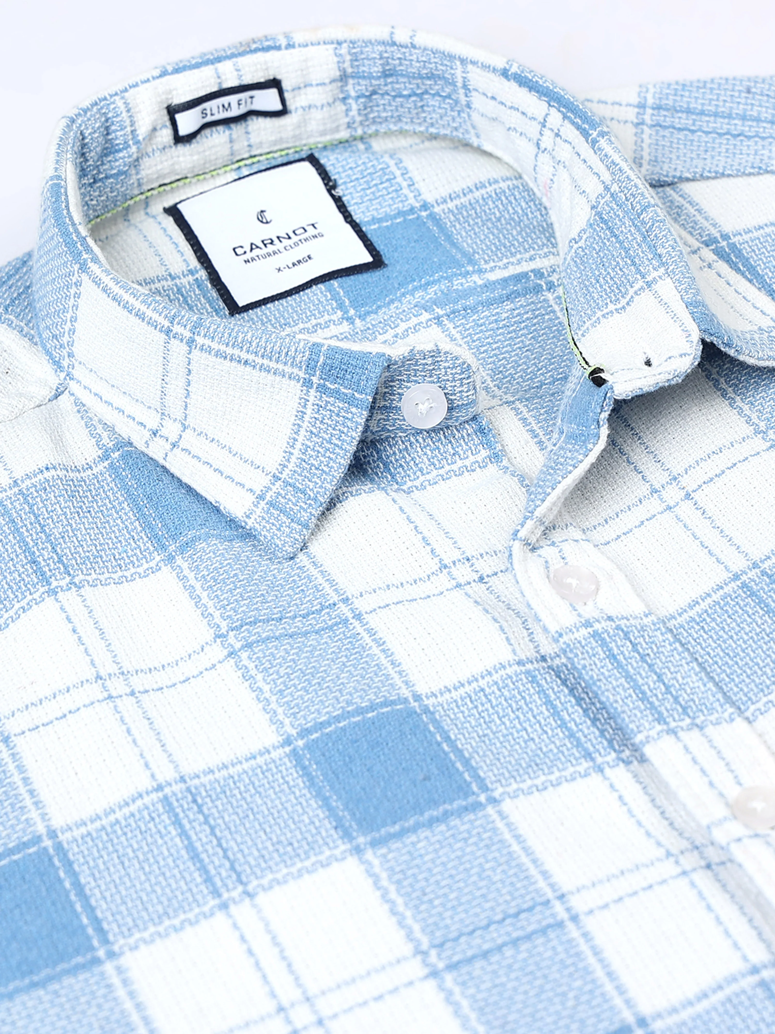 Men Checkered Half Sleeve Casual Shirt - Image 6