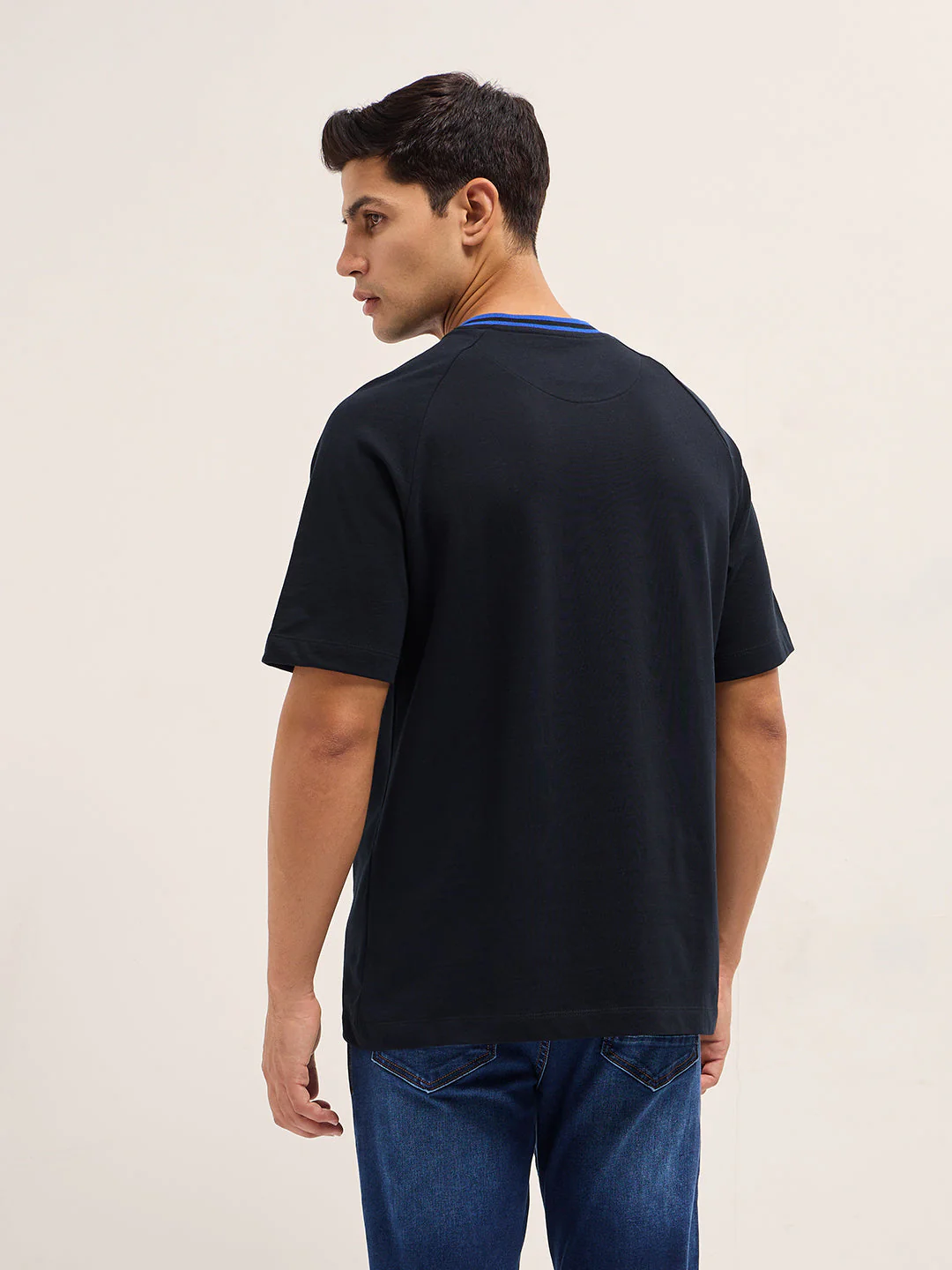 Men Classic Black Embroidered Patch - Image 2