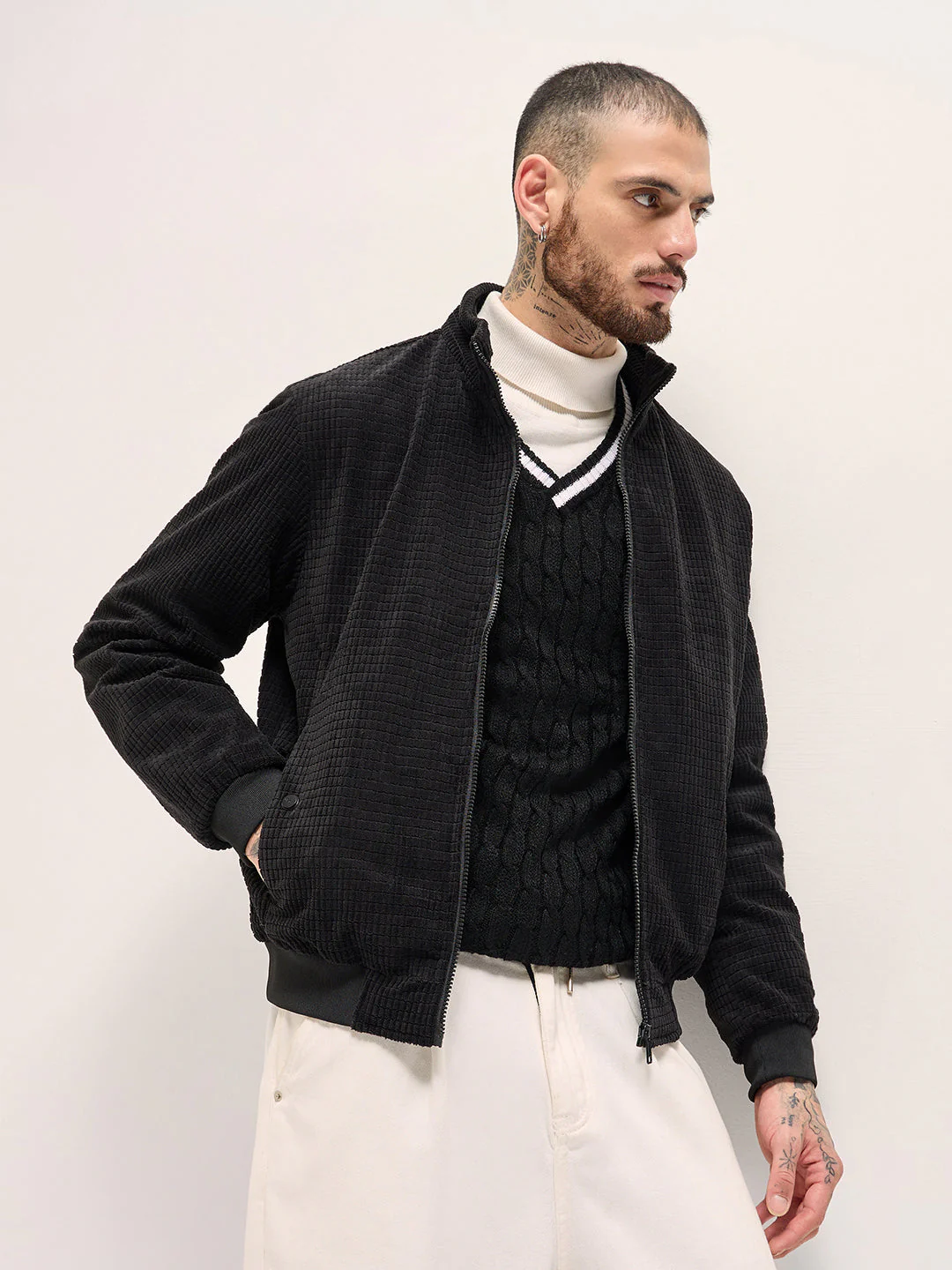 Men Classic Black Jacket