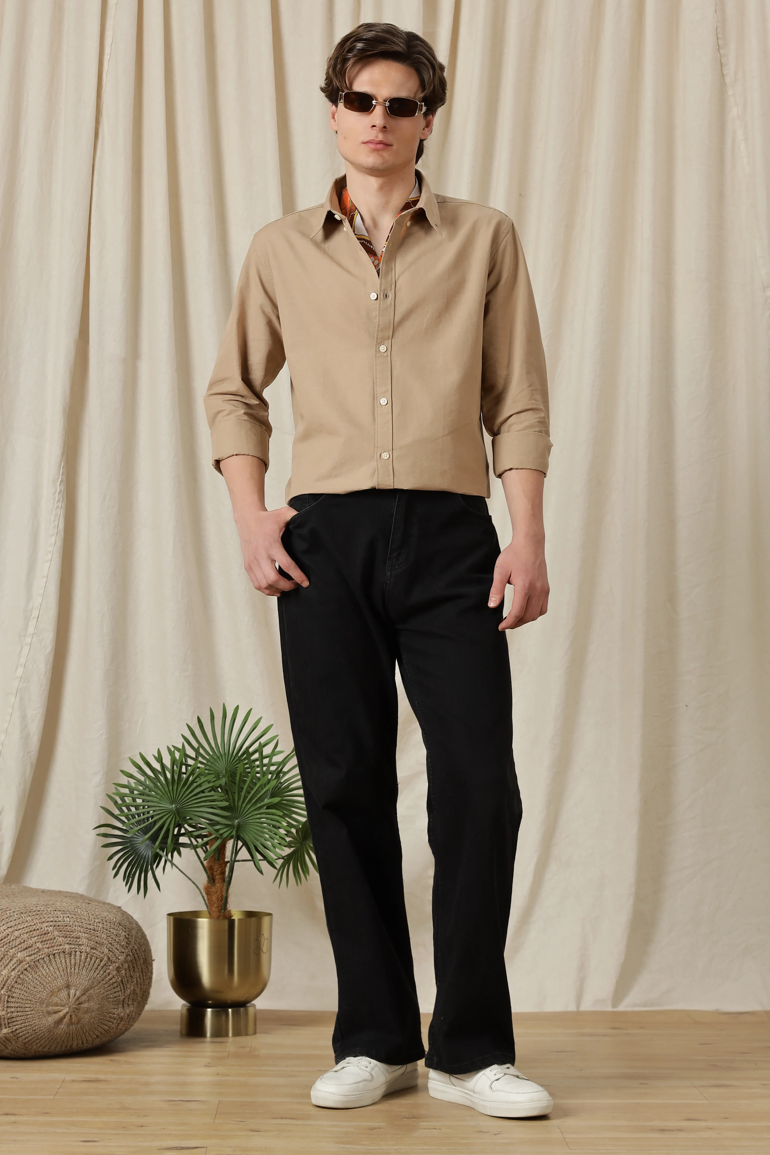 Men Classic Button-Down Solid Casual Shirt - Image 7