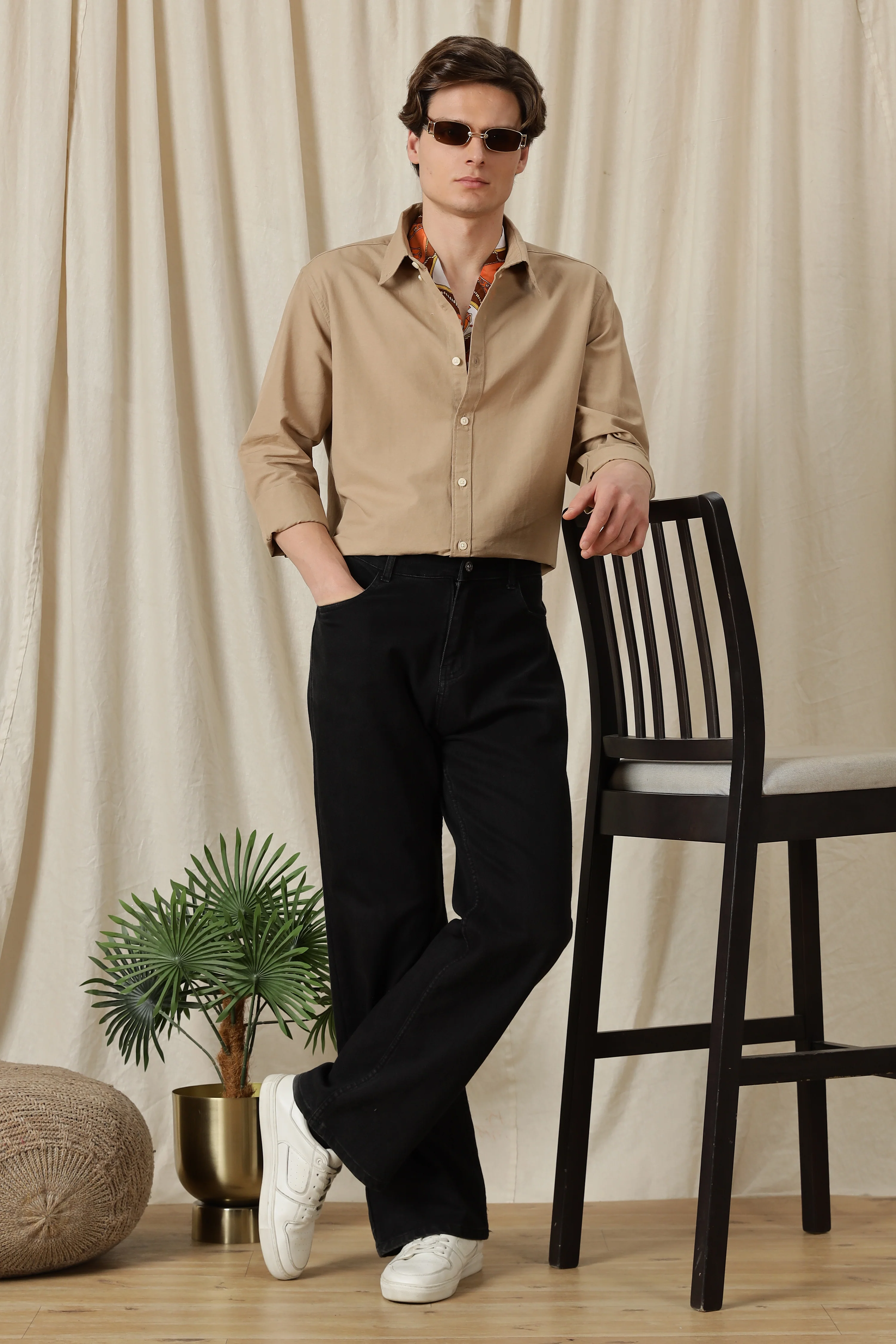 Men Classic Button-Down Solid Casual Shirt - Image 9