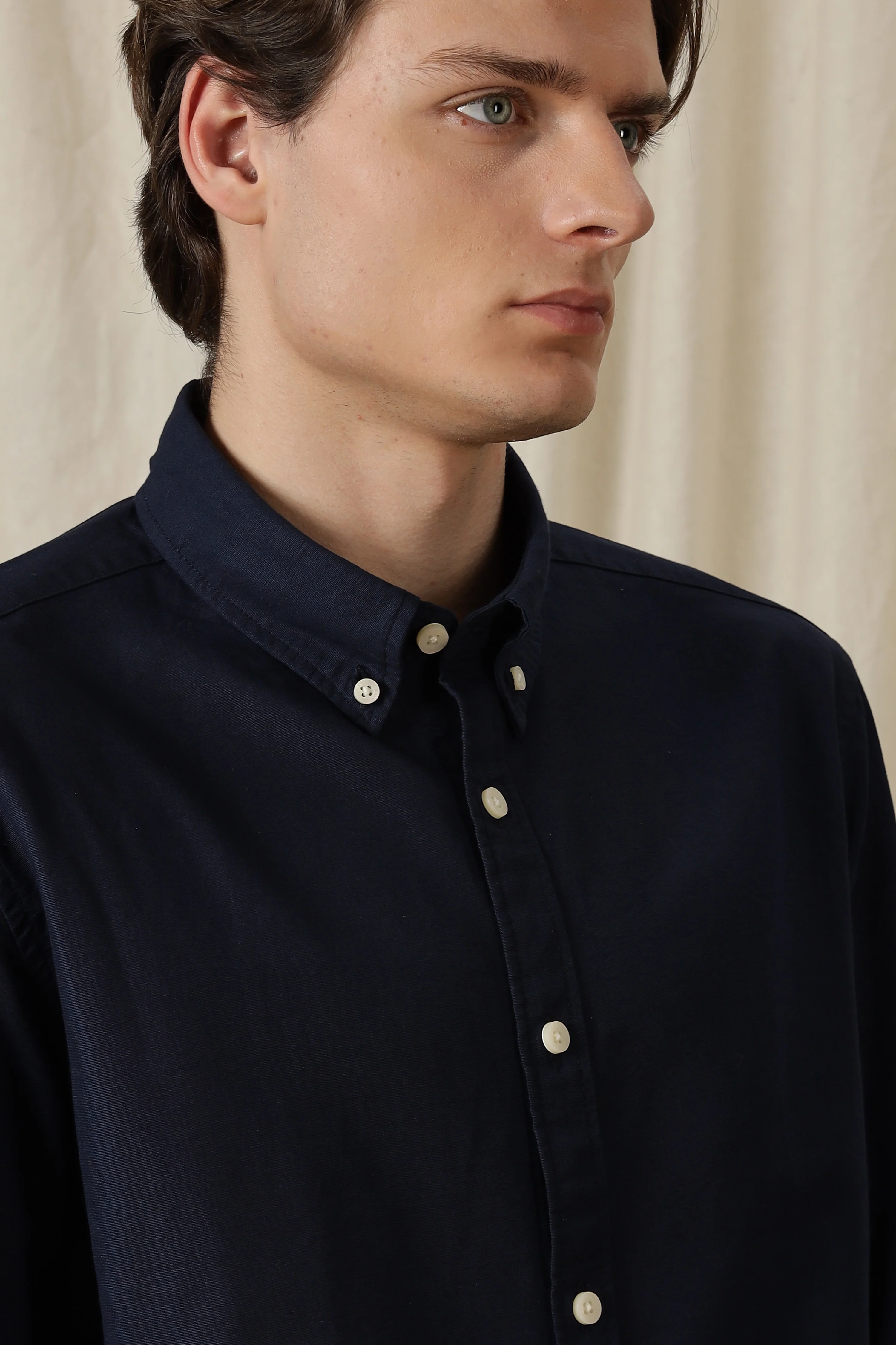 Men Classic Button-Down Solid Casual Shirt - Image 8