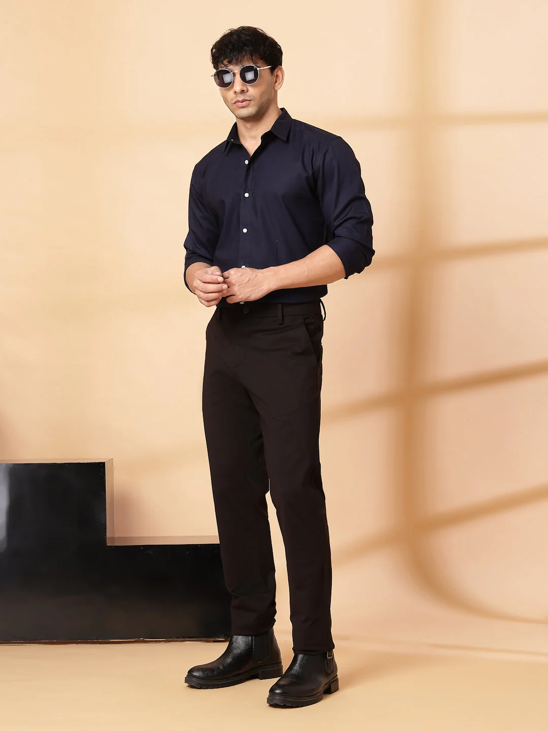 Men Classic Dobby Check Shirt - Image 2