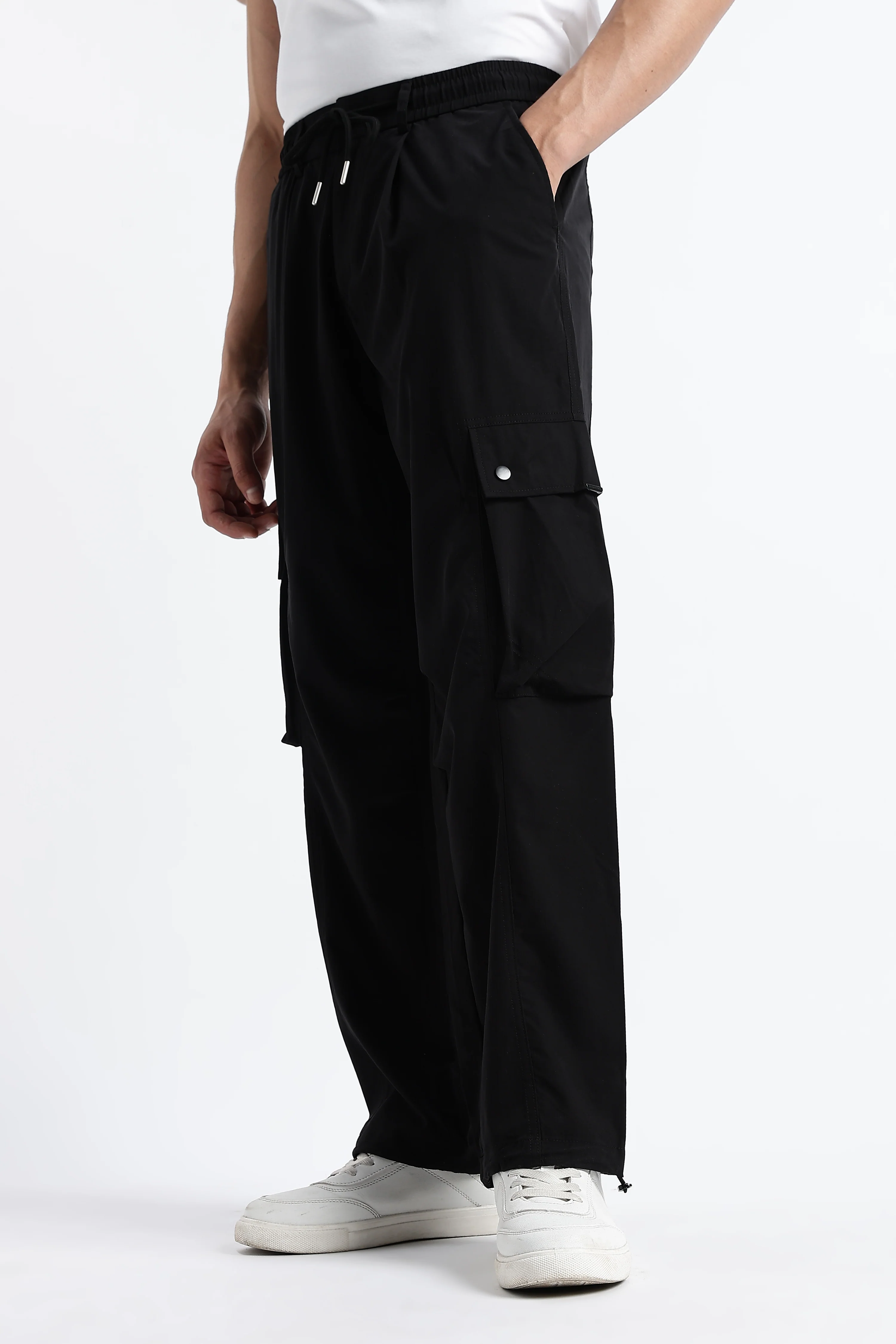 Men Classic Drawcord Cargo Pants - Image 5