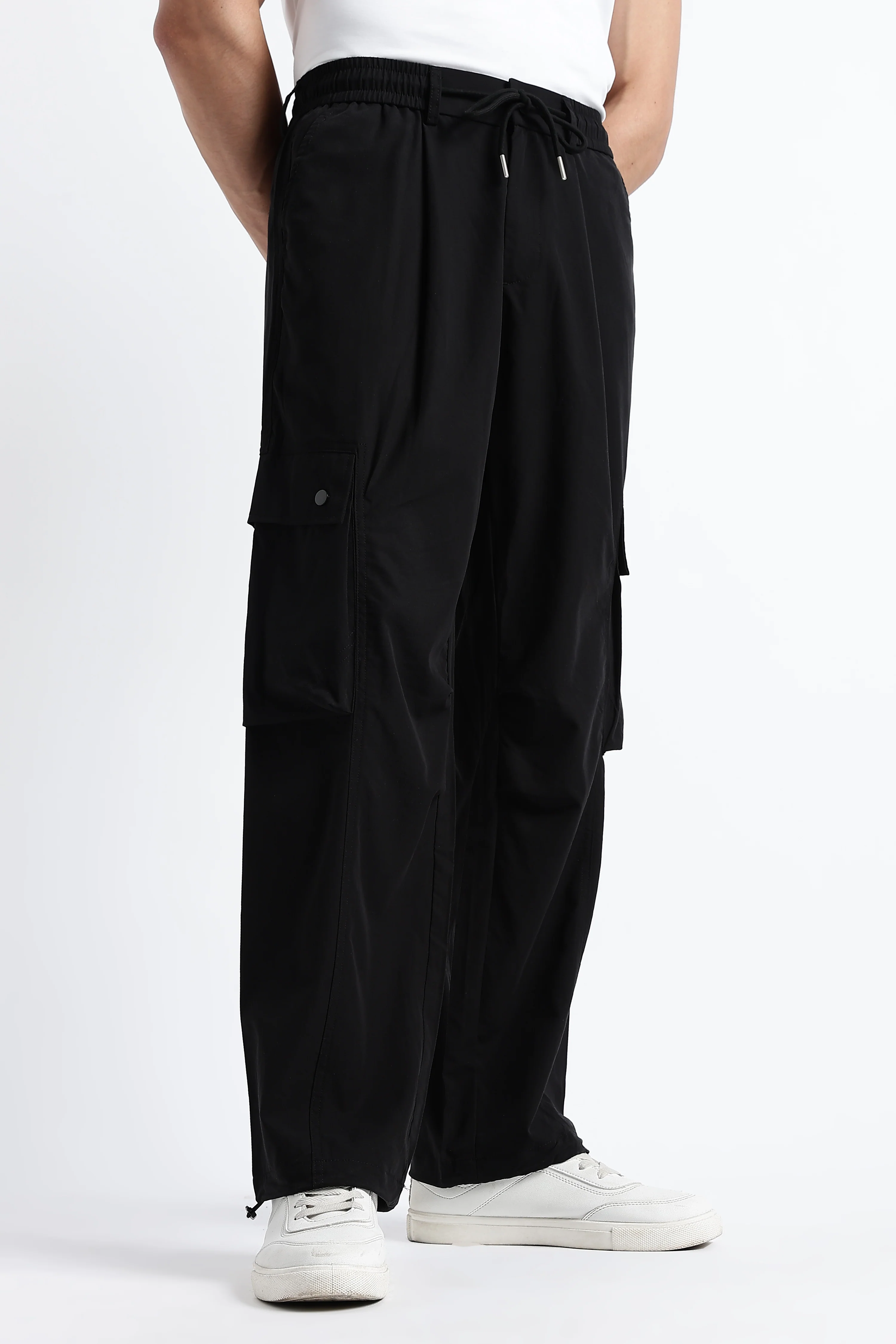 Men Classic Drawcord Cargo Pants - Image 6