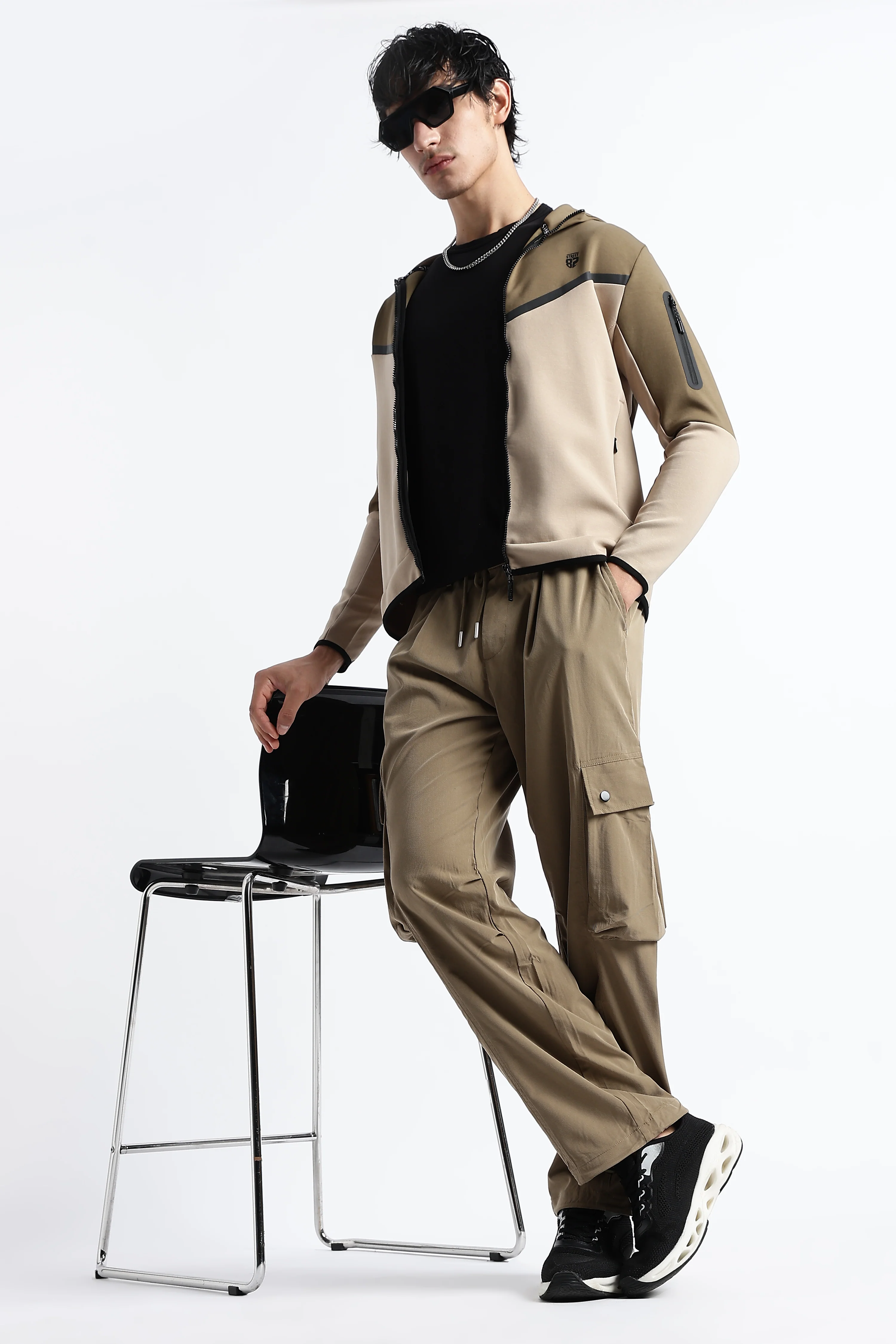 Men Classic Drawcord Cargo Pants