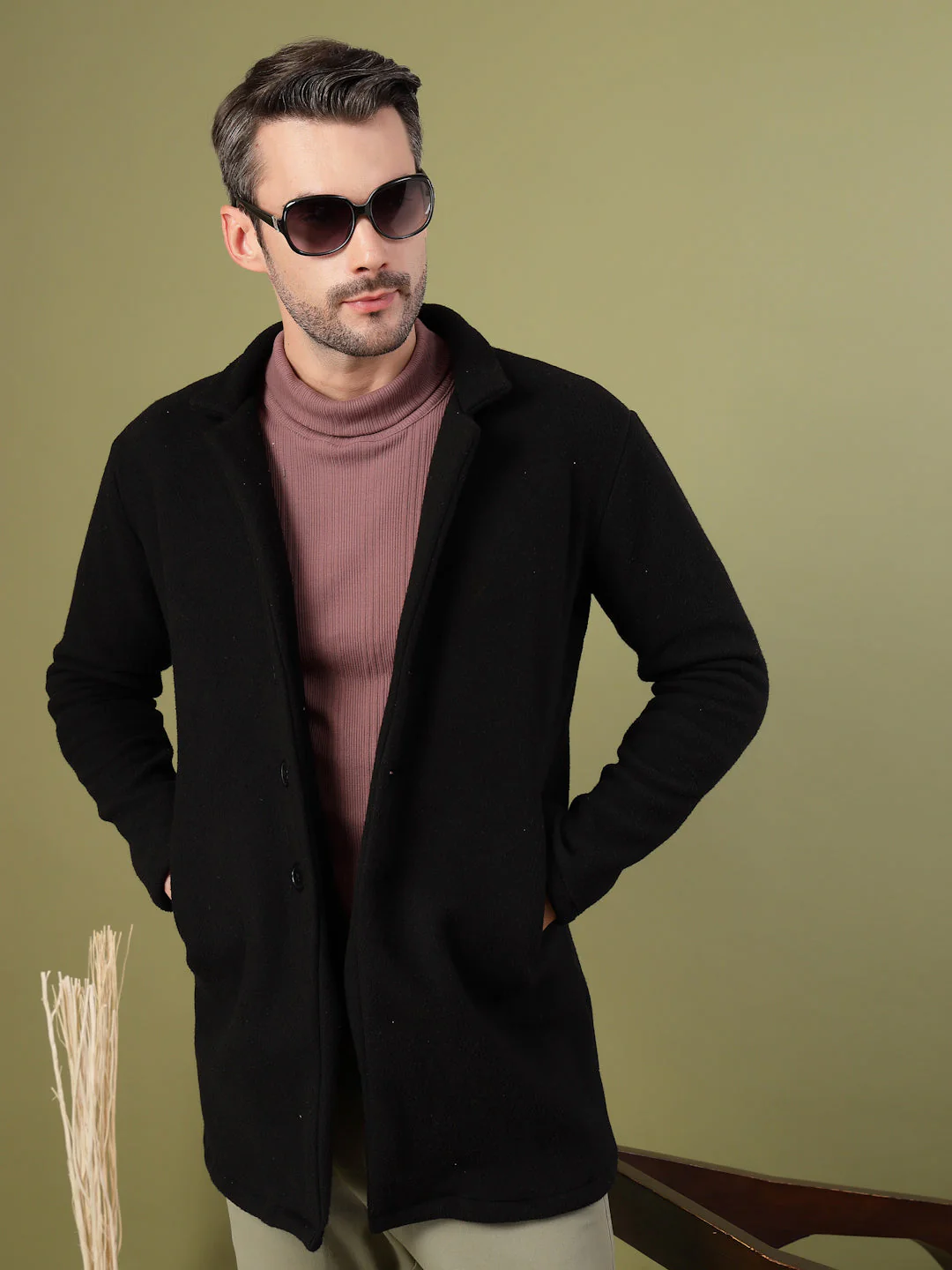 Men Classic Overcoat - Image 2