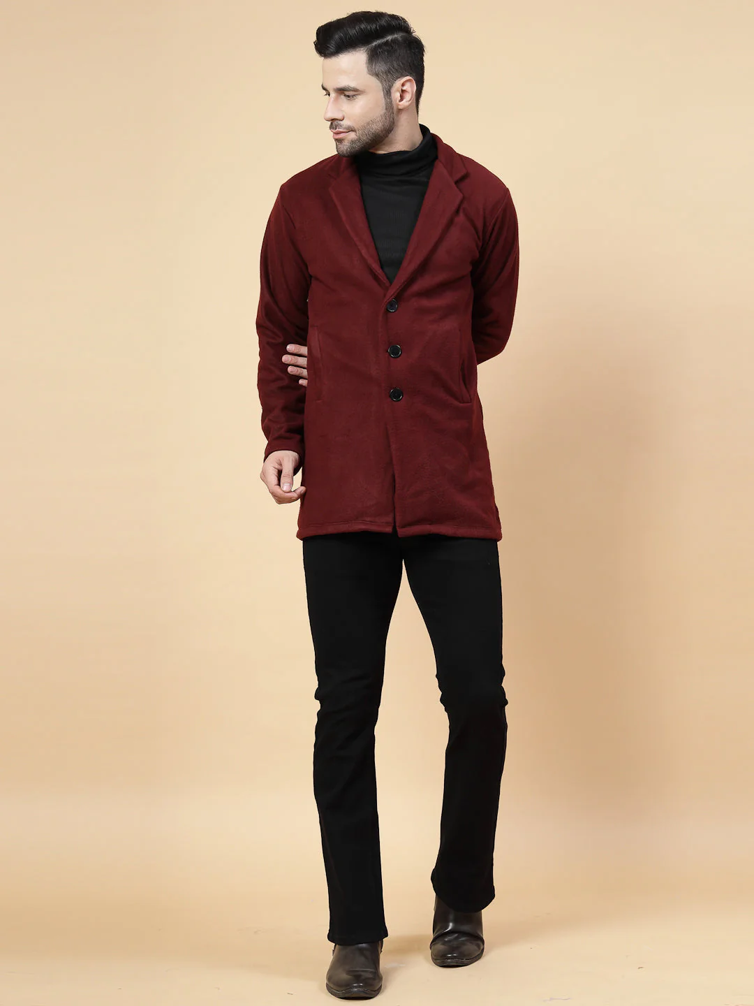 Men Classic Overcoat - Image 2