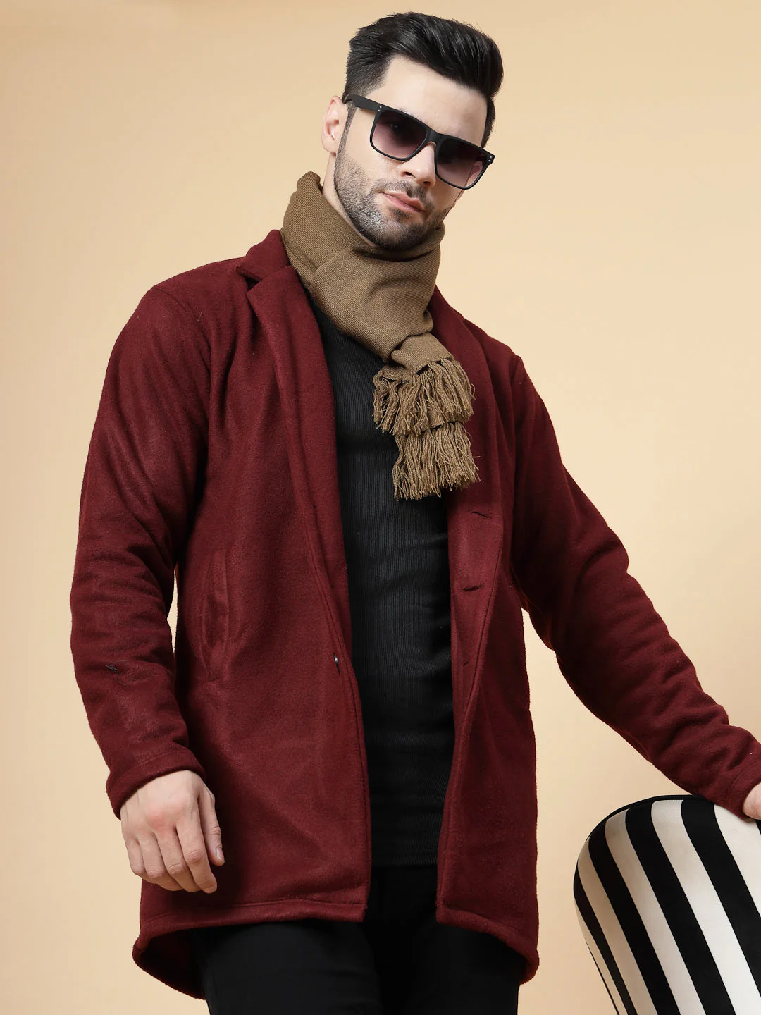Men Classic Overcoat - Image 4