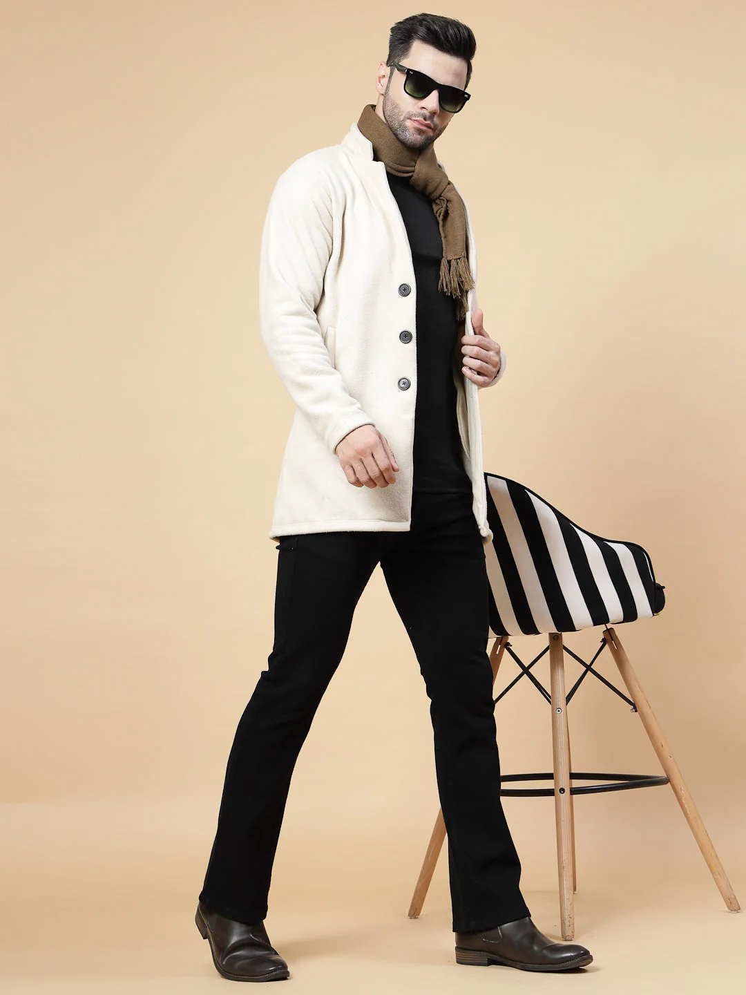 Men Classic Overcoat - Image 3