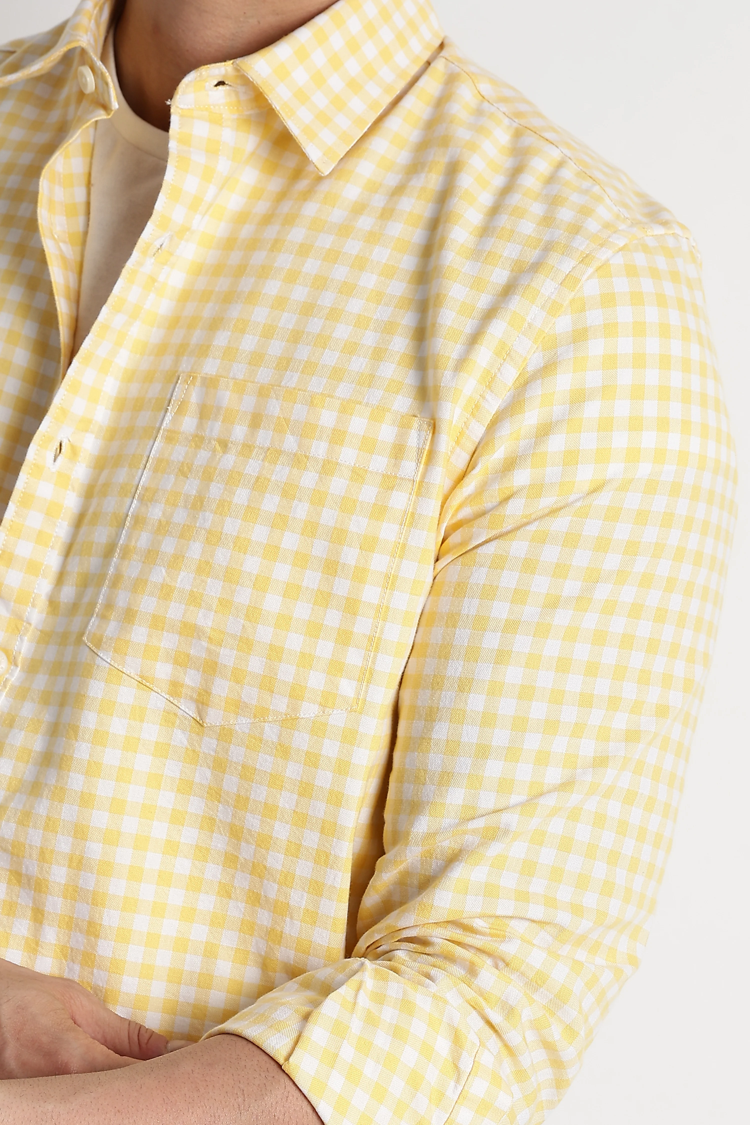 Men Classic Oxford Check Shirt - Image 2