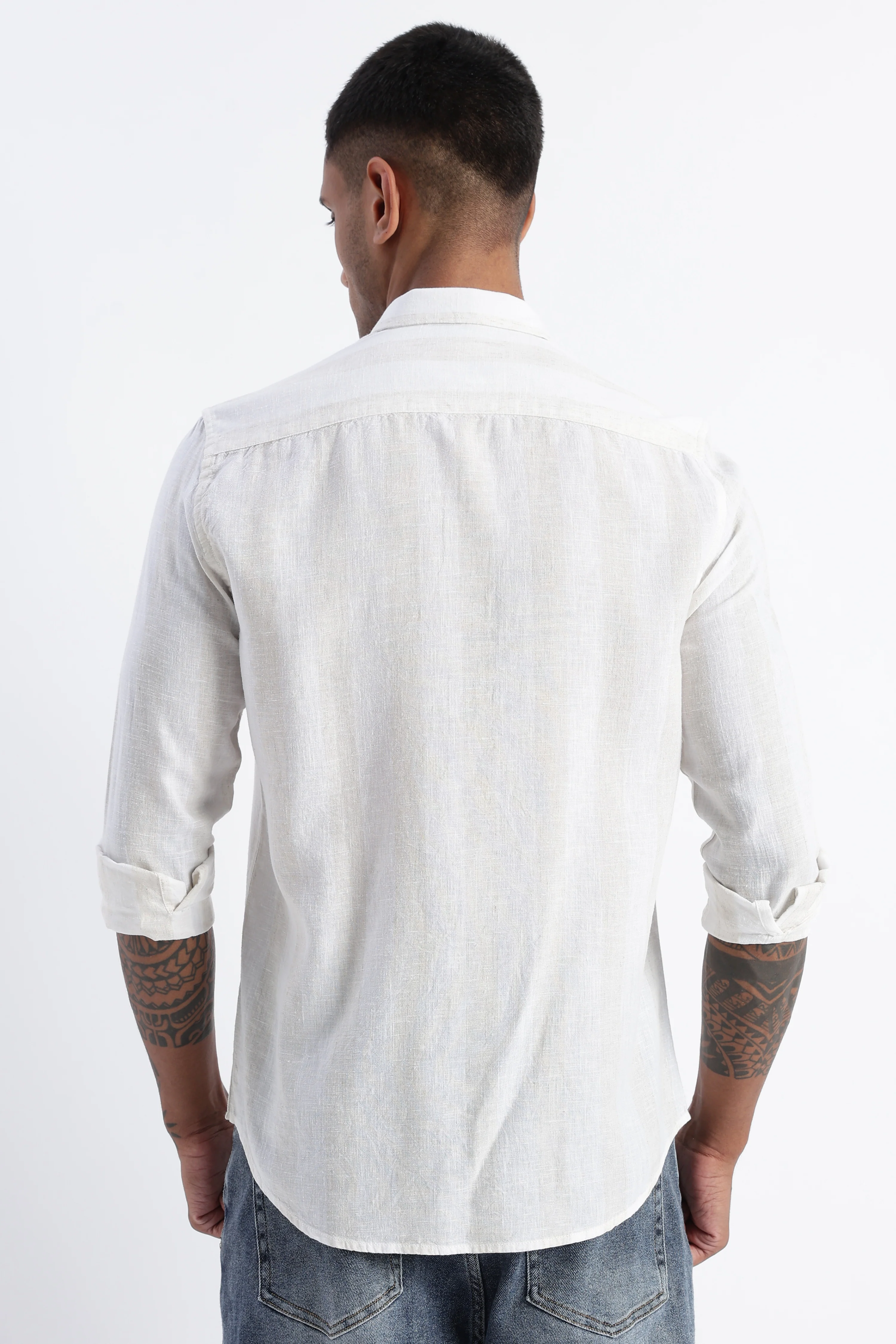 Men Classic Stripe Shirt - Image 5