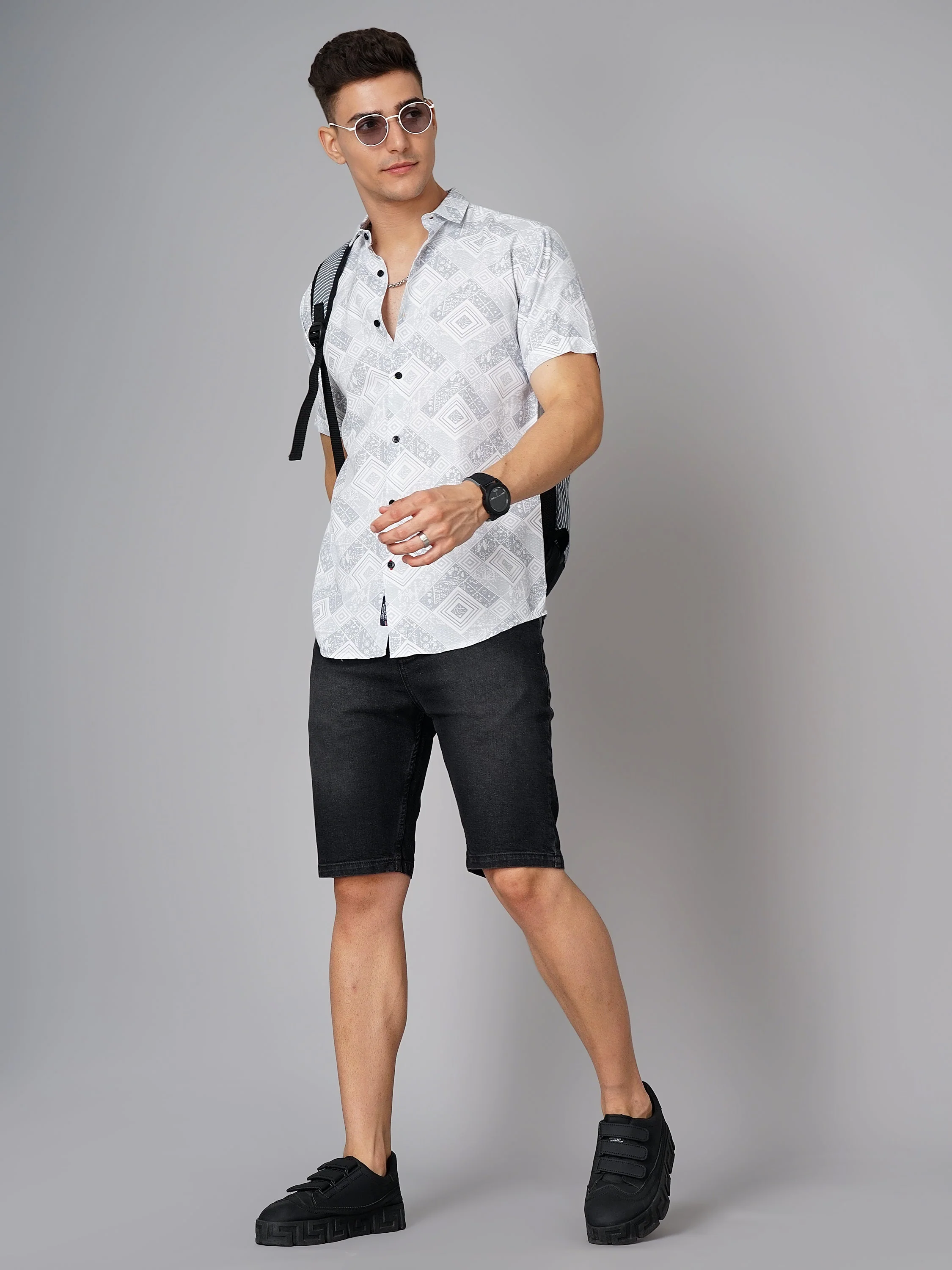 Men Claw White Shirt - Image 13