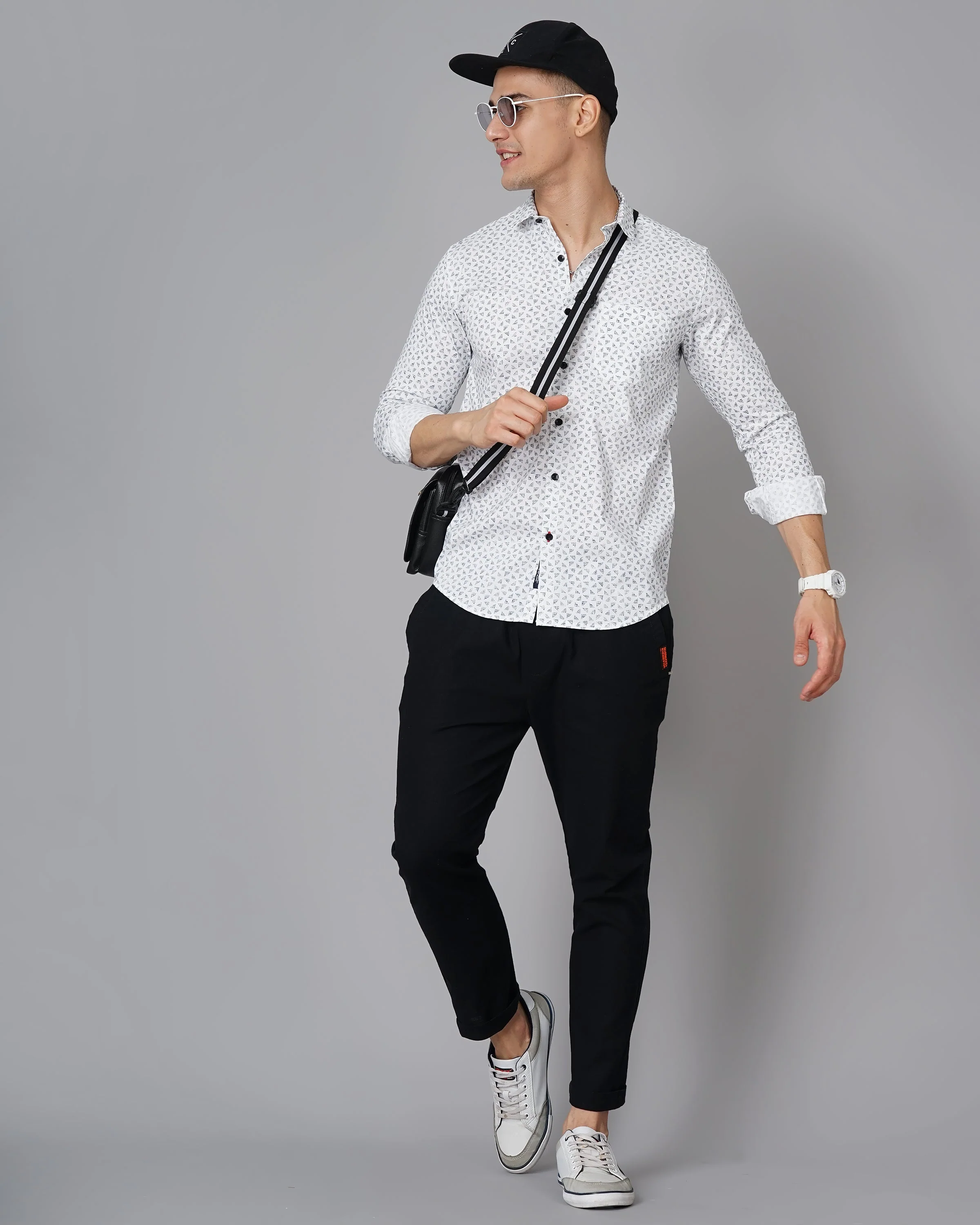 Men Claw White Shirt - Image 18