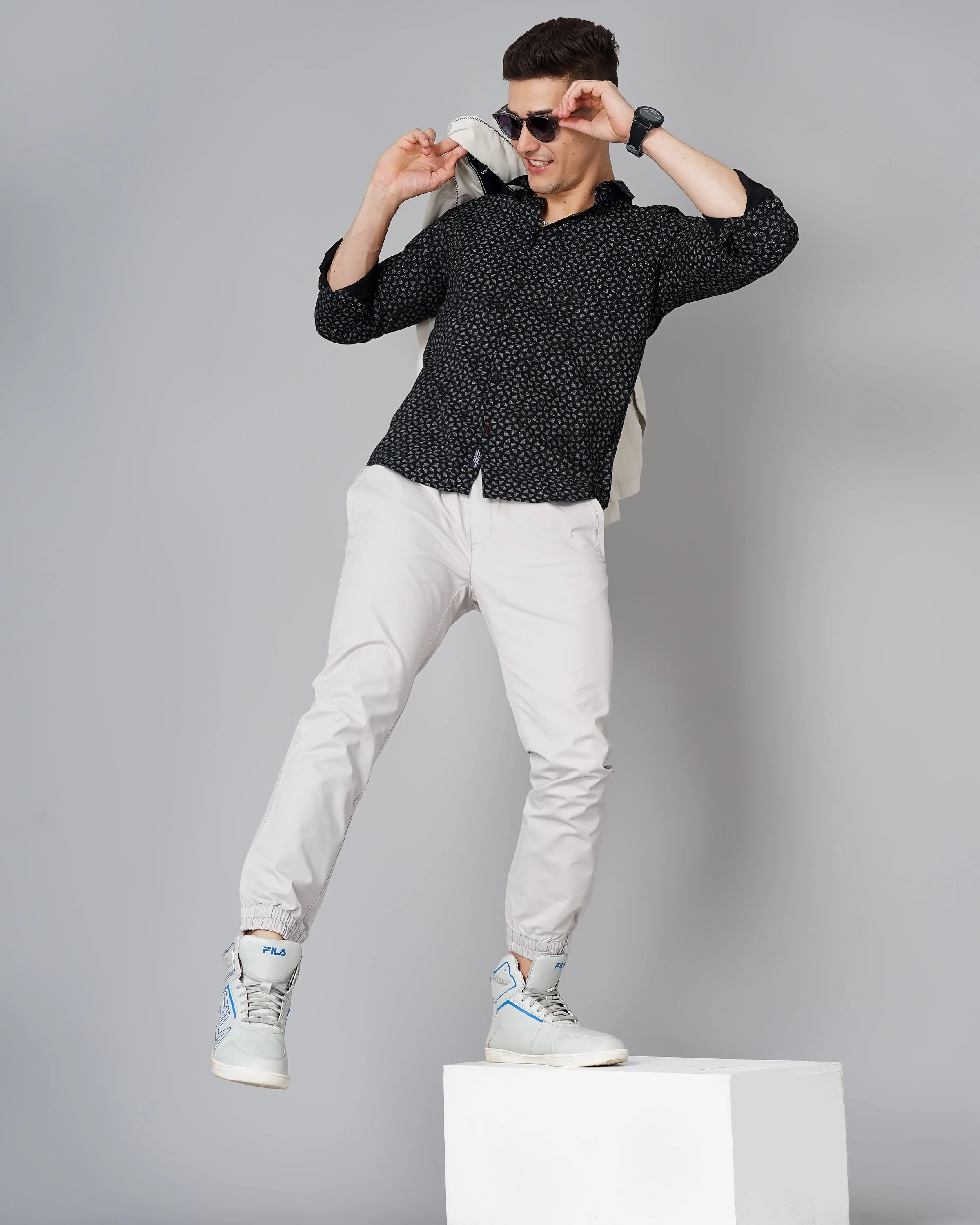 Men Claw White Shirt - Image 19