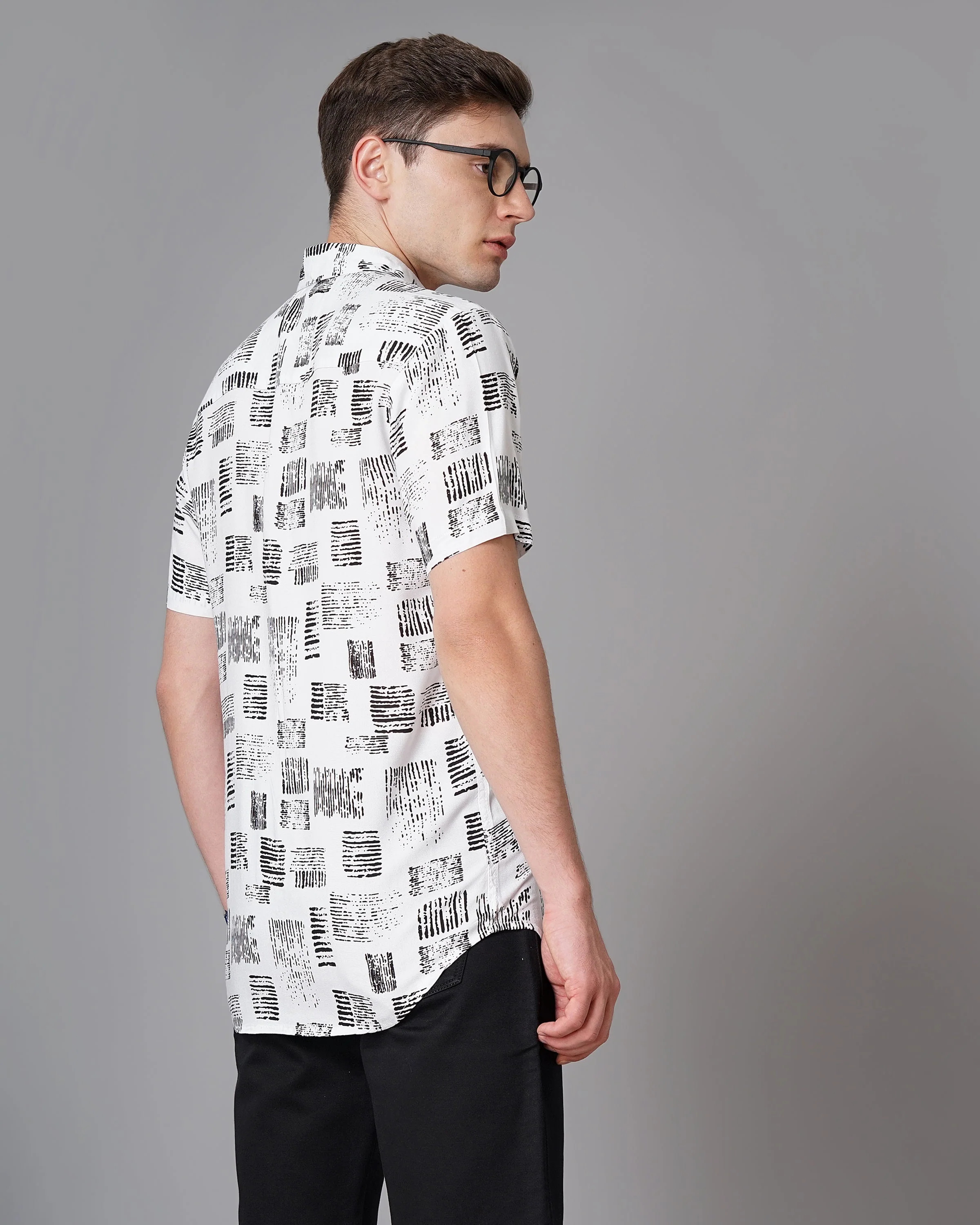 Men Claw White Shirt - Image 2