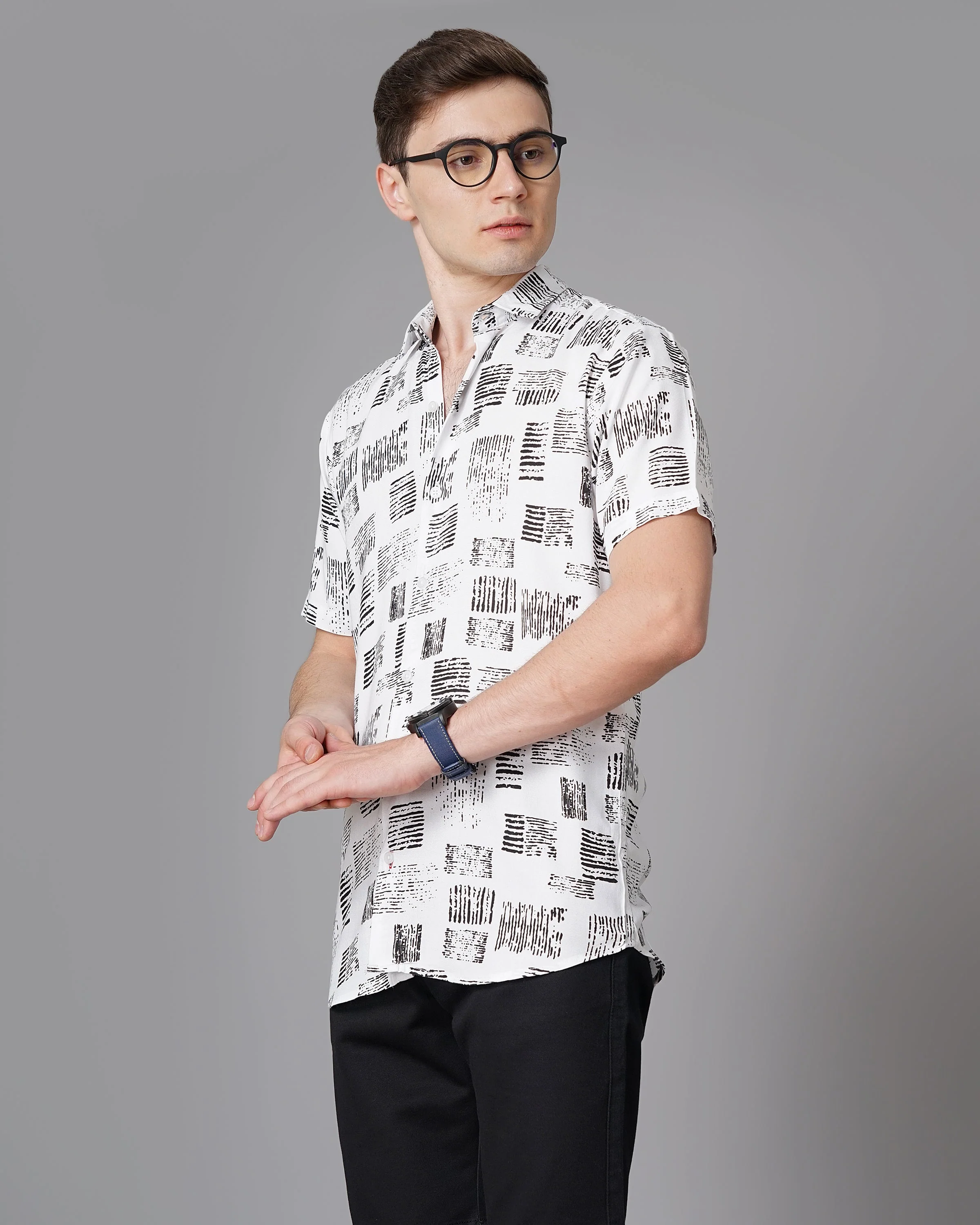 Men Claw White Shirt - Image 3