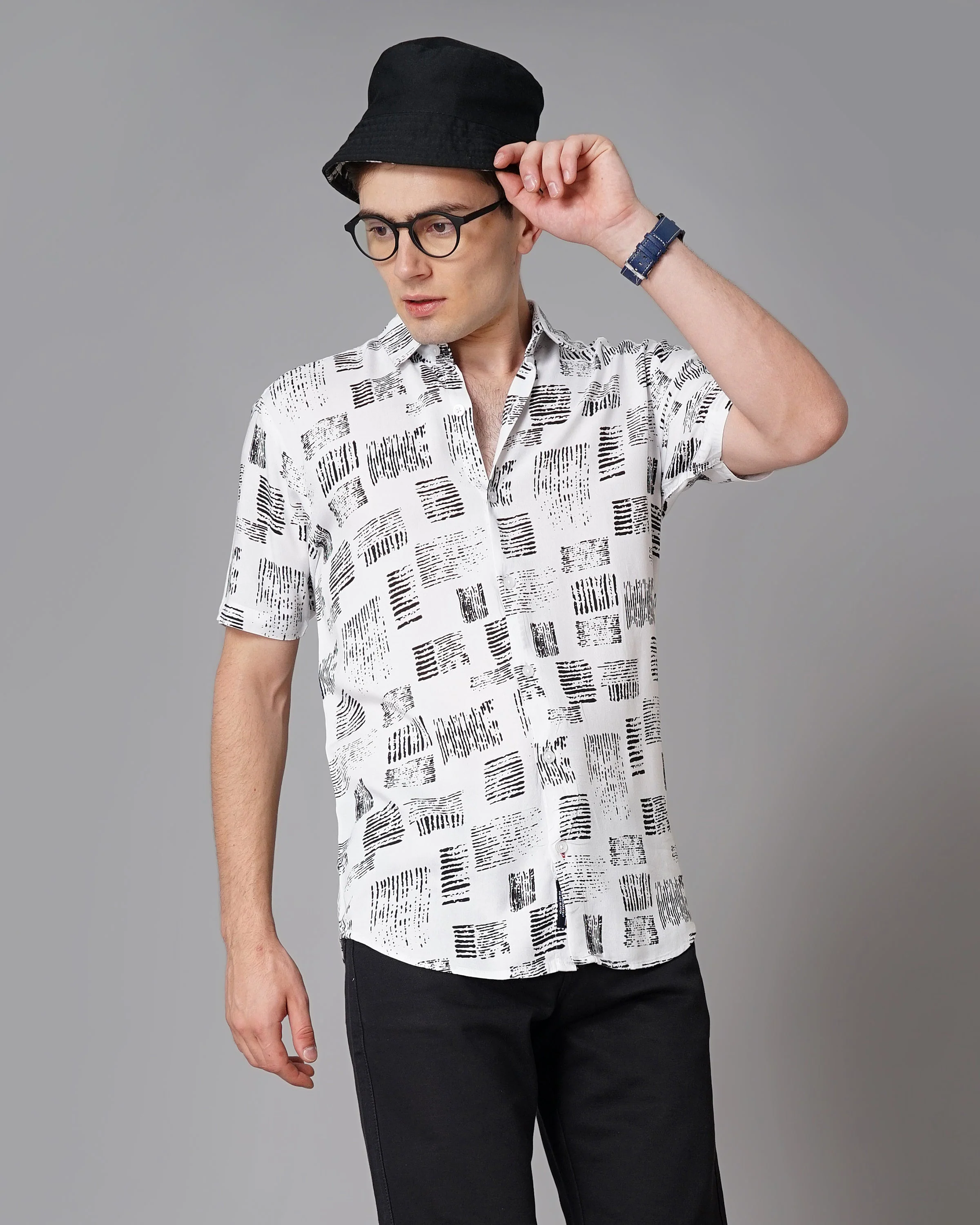 Men Claw White Shirt - Image 5