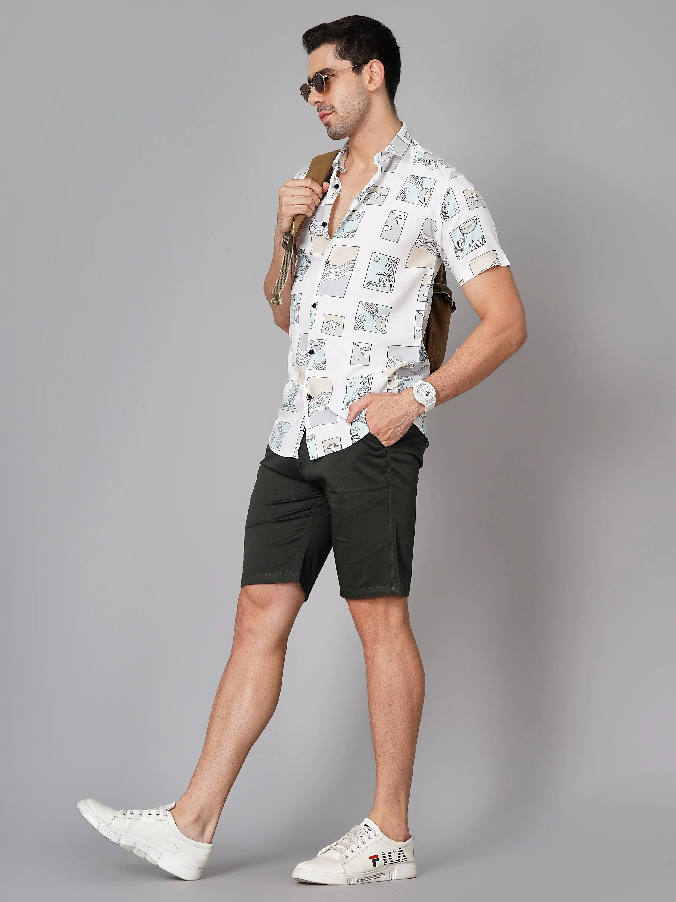 Men Claw White Shirt - Image 9