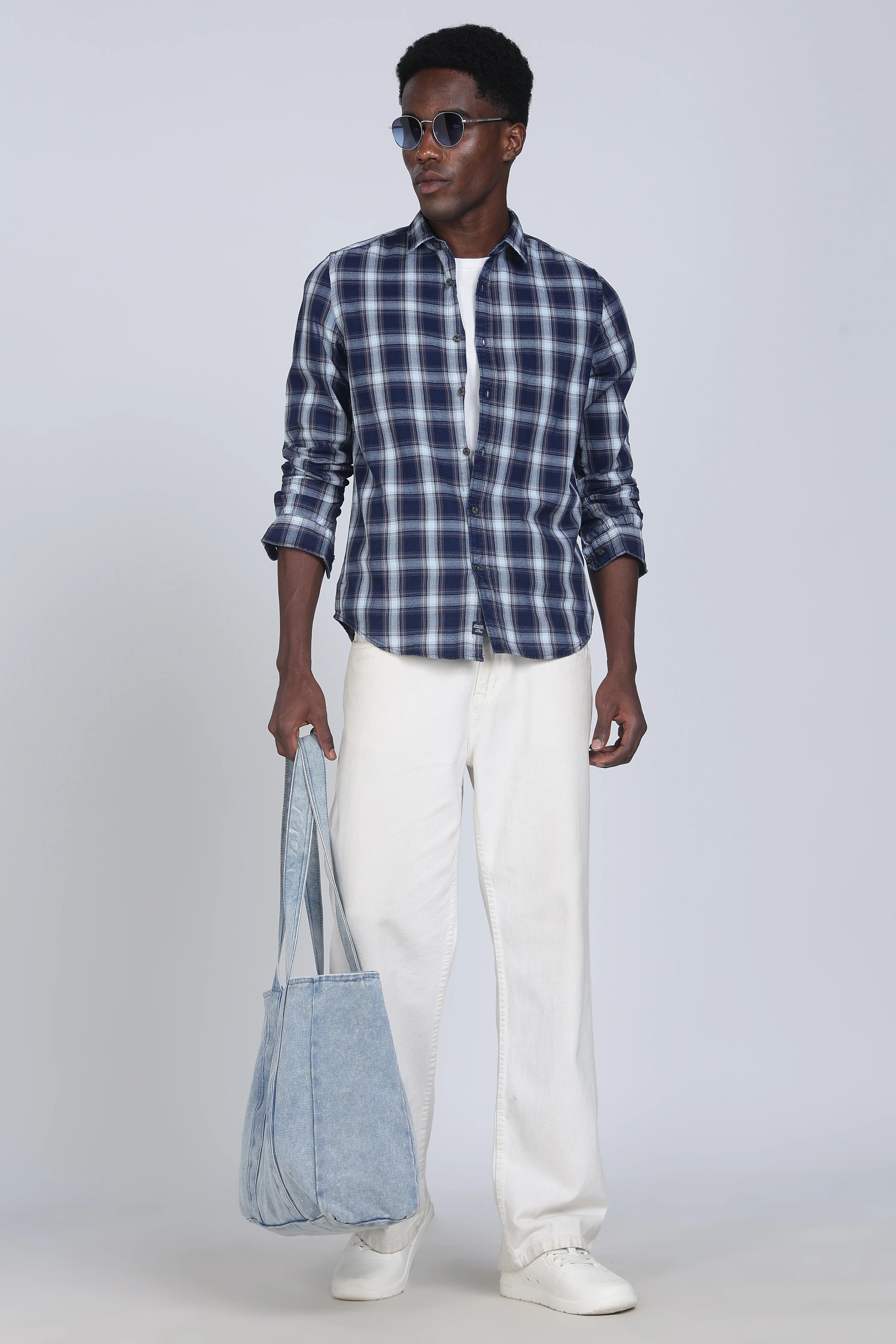 Men Columbus Check Shirt - Image 10