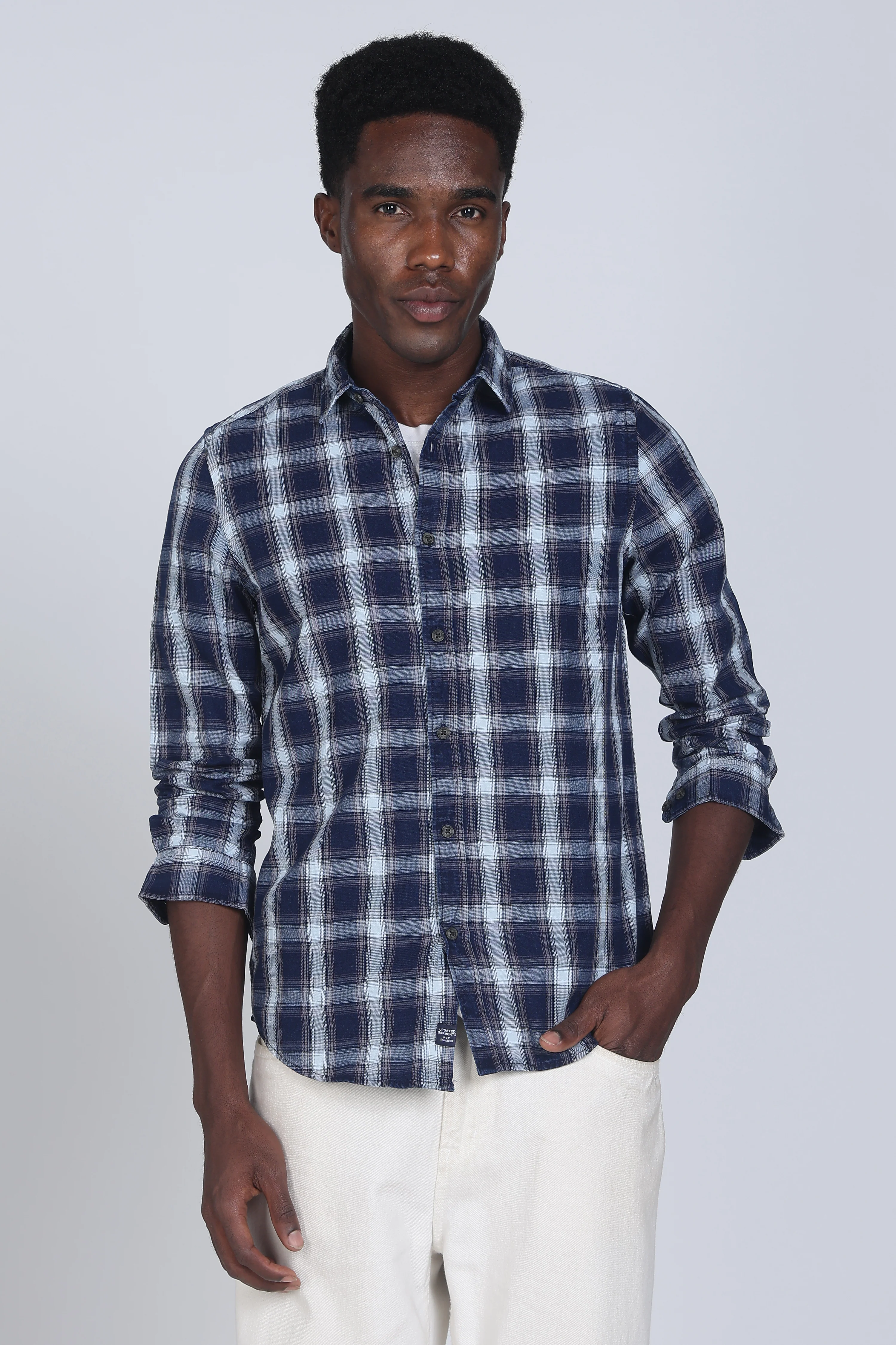 Men Columbus Check Shirt - Image 2