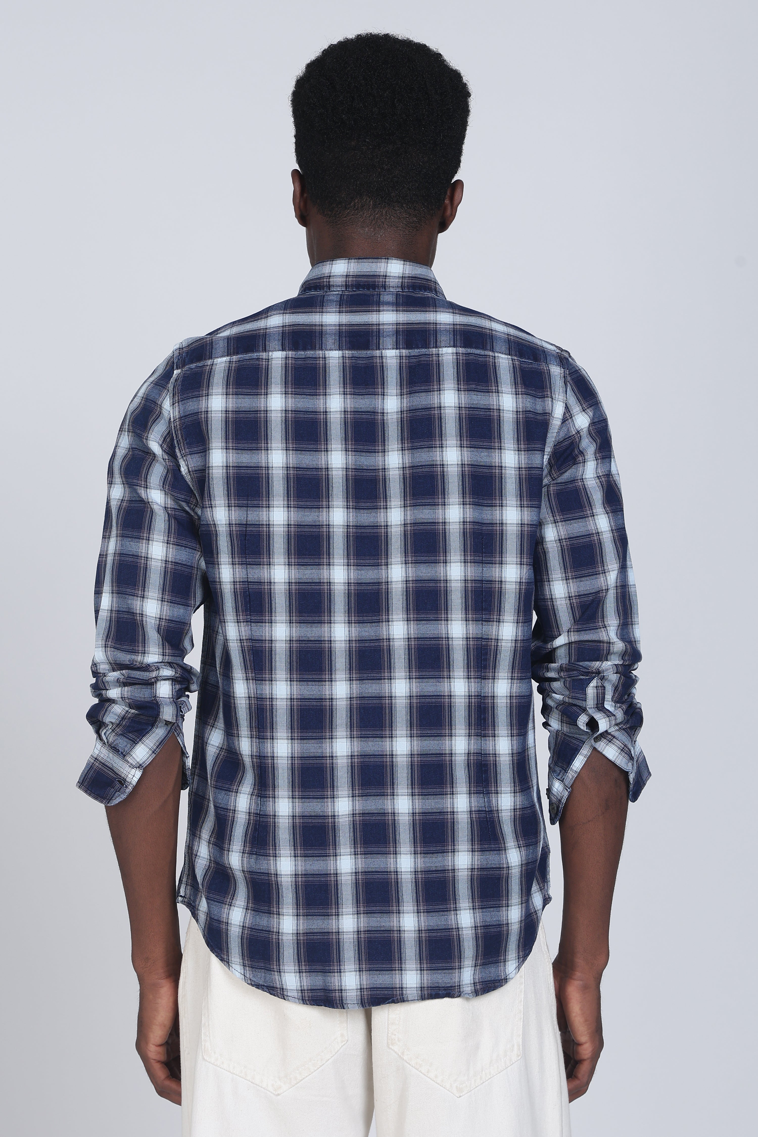 Men Columbus Check Shirt - Image 3