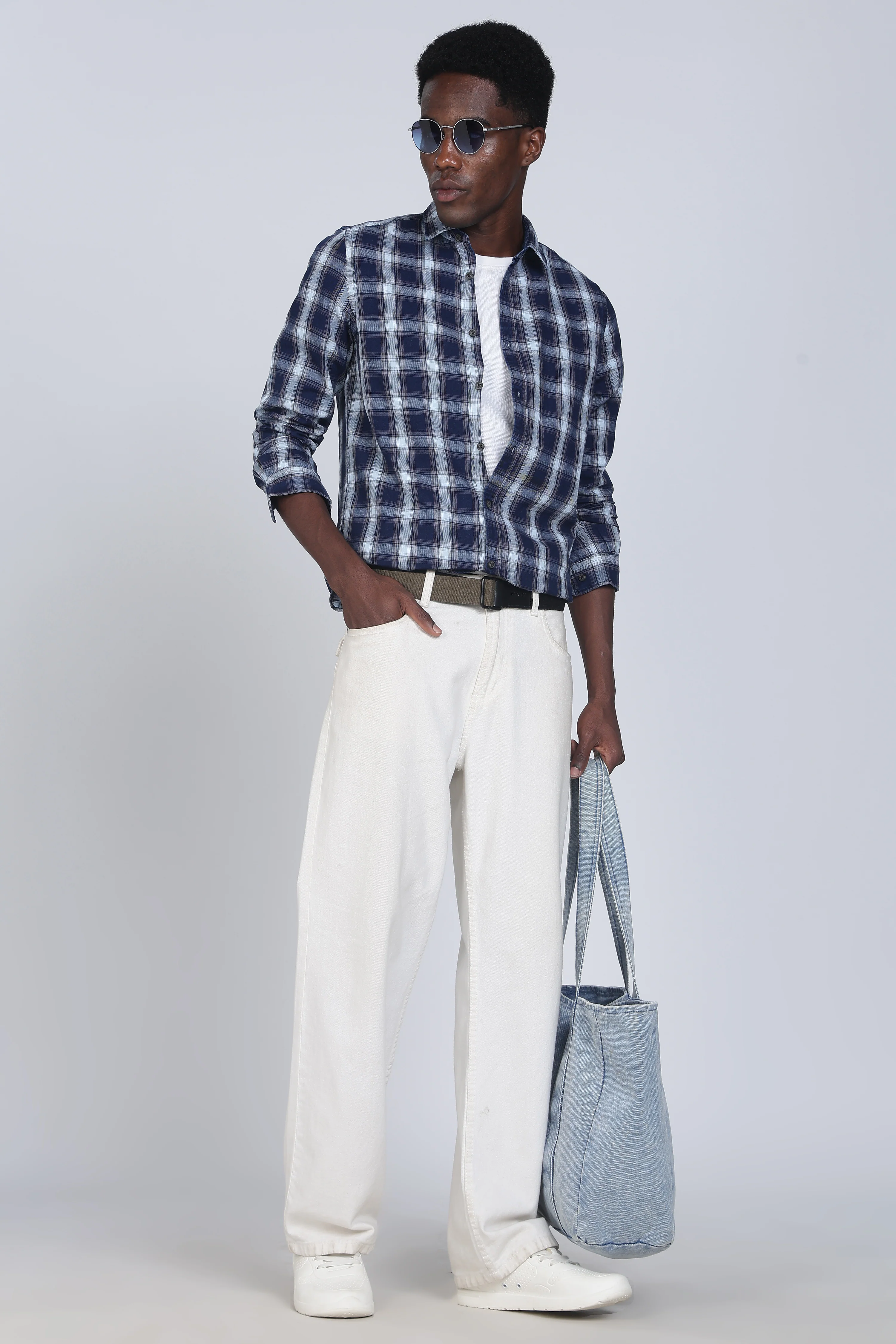 Men Columbus Check Shirt - Image 6