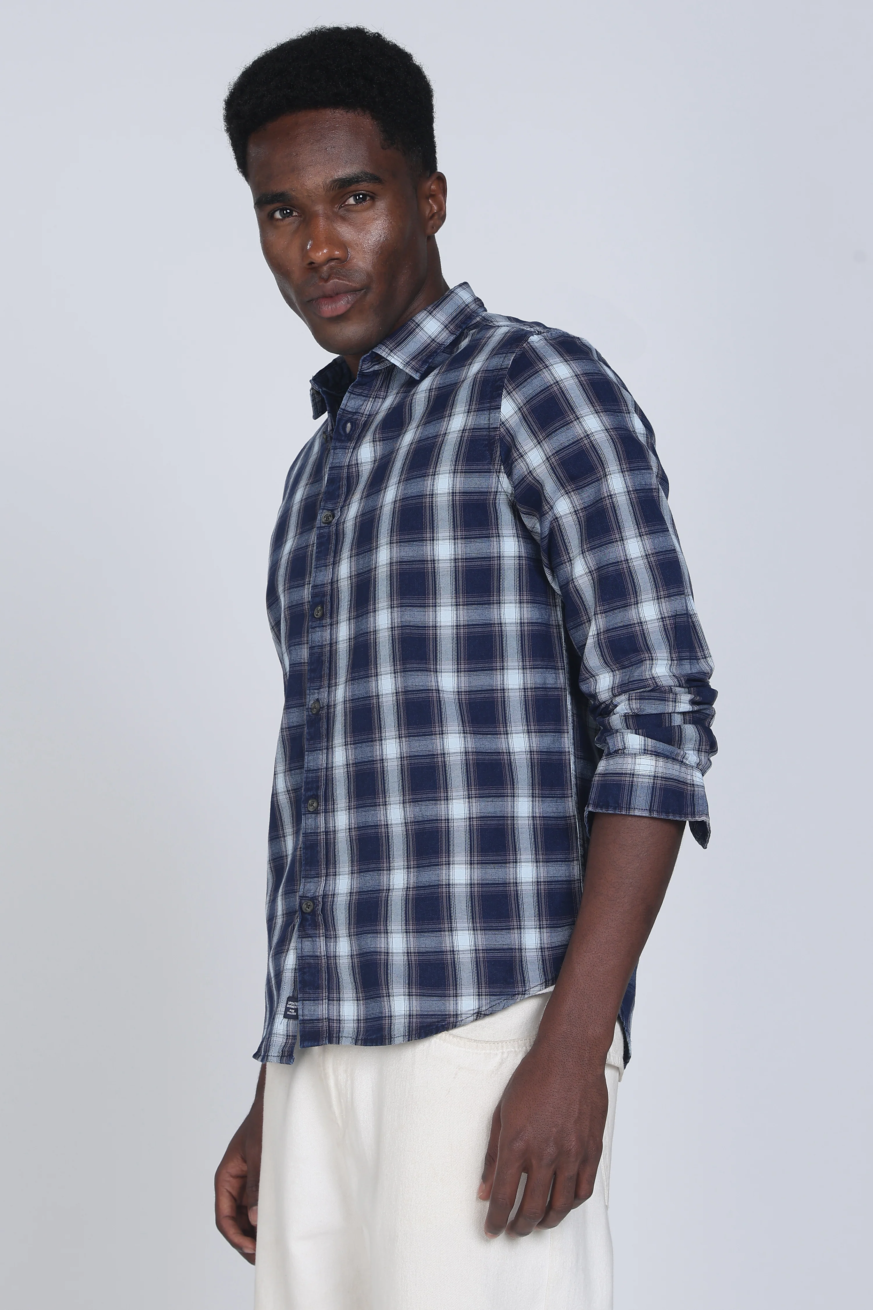 Men Columbus Check Shirt - Image 7