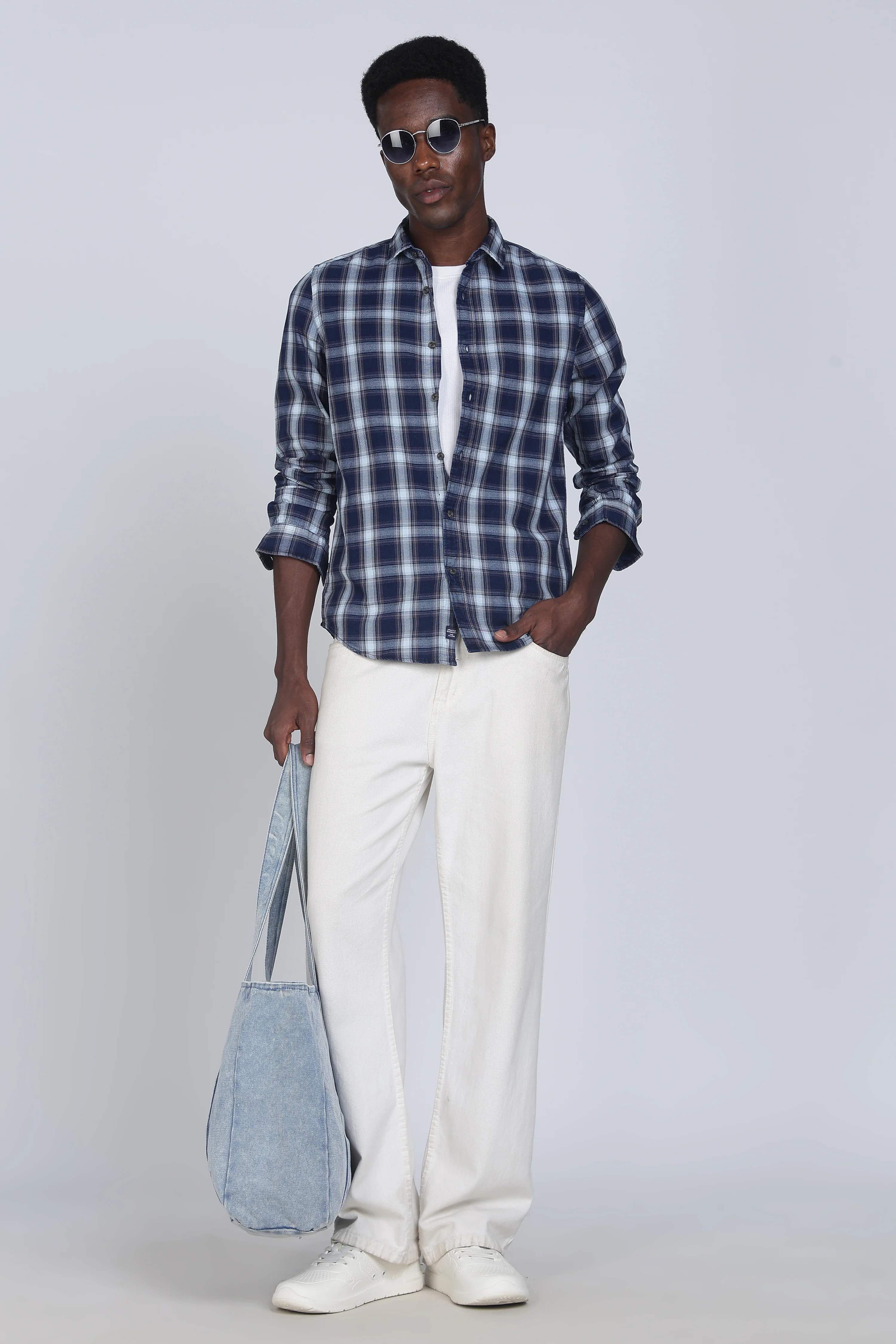 Men Columbus Check Shirt - Image 8