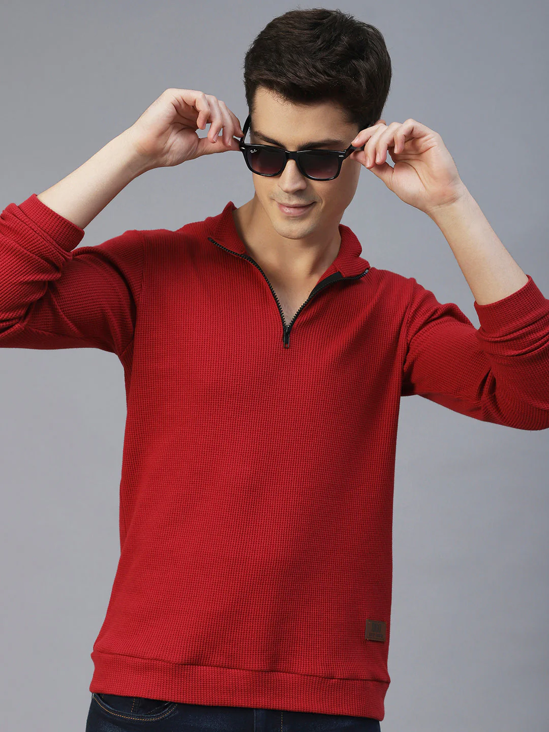 Men Comfy Henley Knit T-Shirt - Image 3