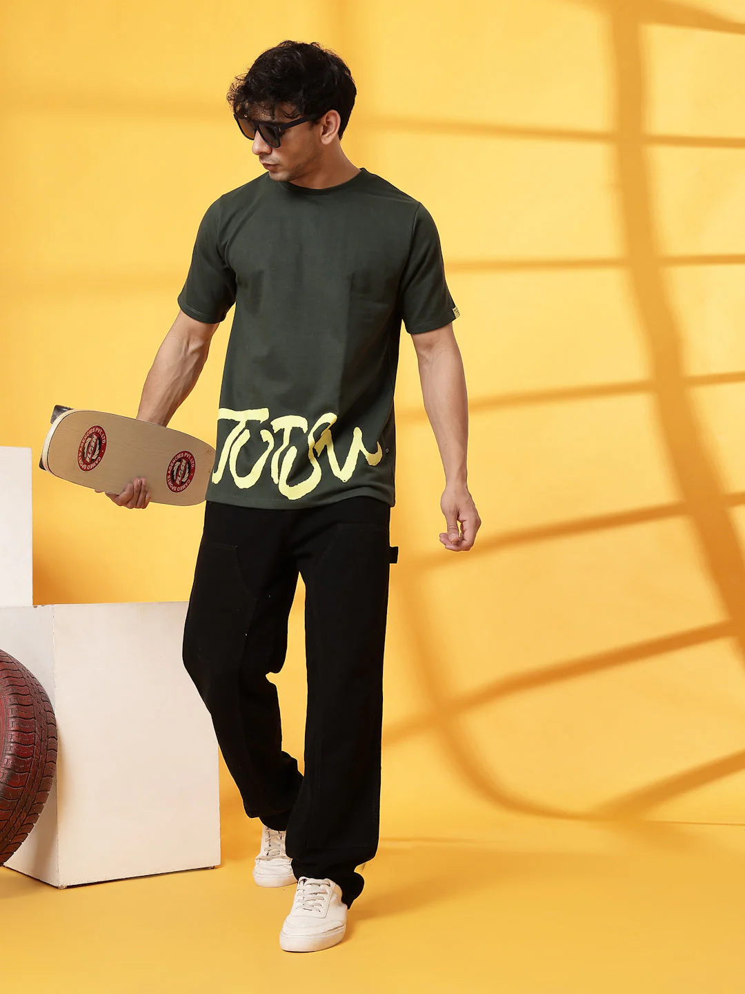 Men Cool Vibes Back Print T-Shirt - Image 3