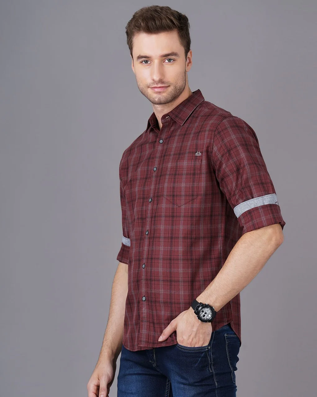 Men Cooper Cotton Slim Shirt - Image 6