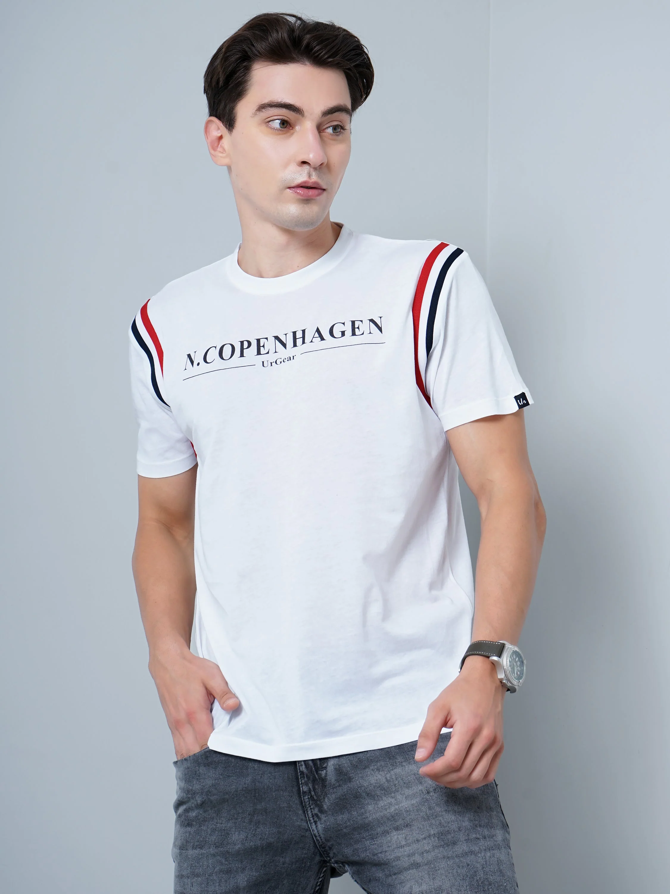 Men Copenhagen White T-Shirt - Image 2