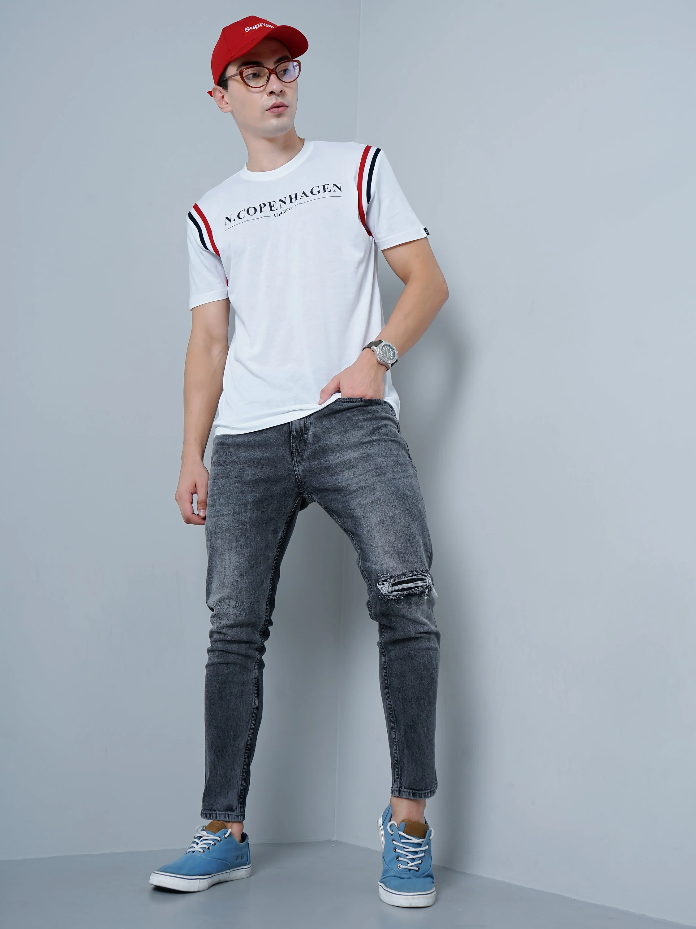 Men Copenhagen White T-Shirt - Image 5