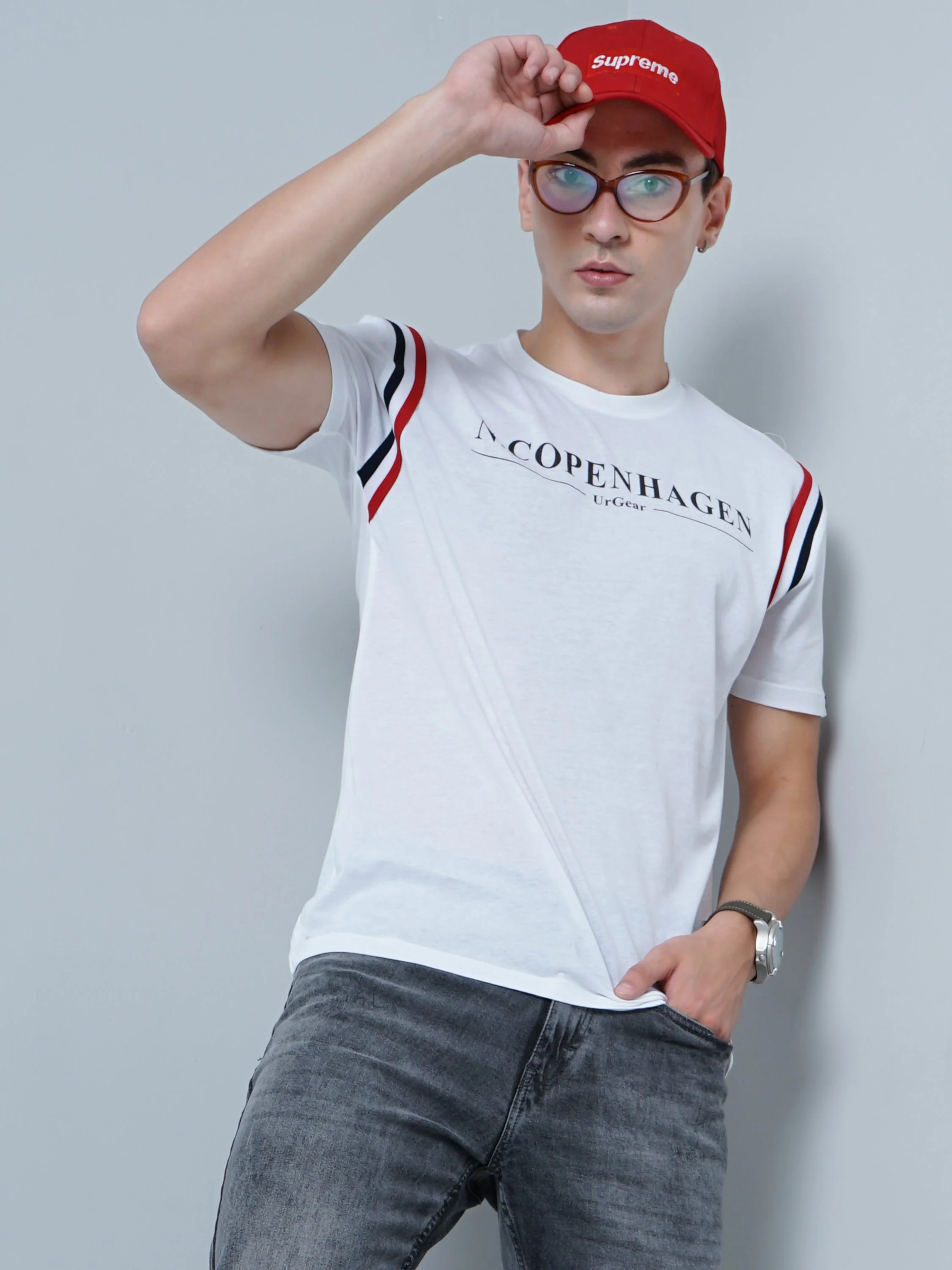 Men Copenhagen White T-Shirt - Image 6