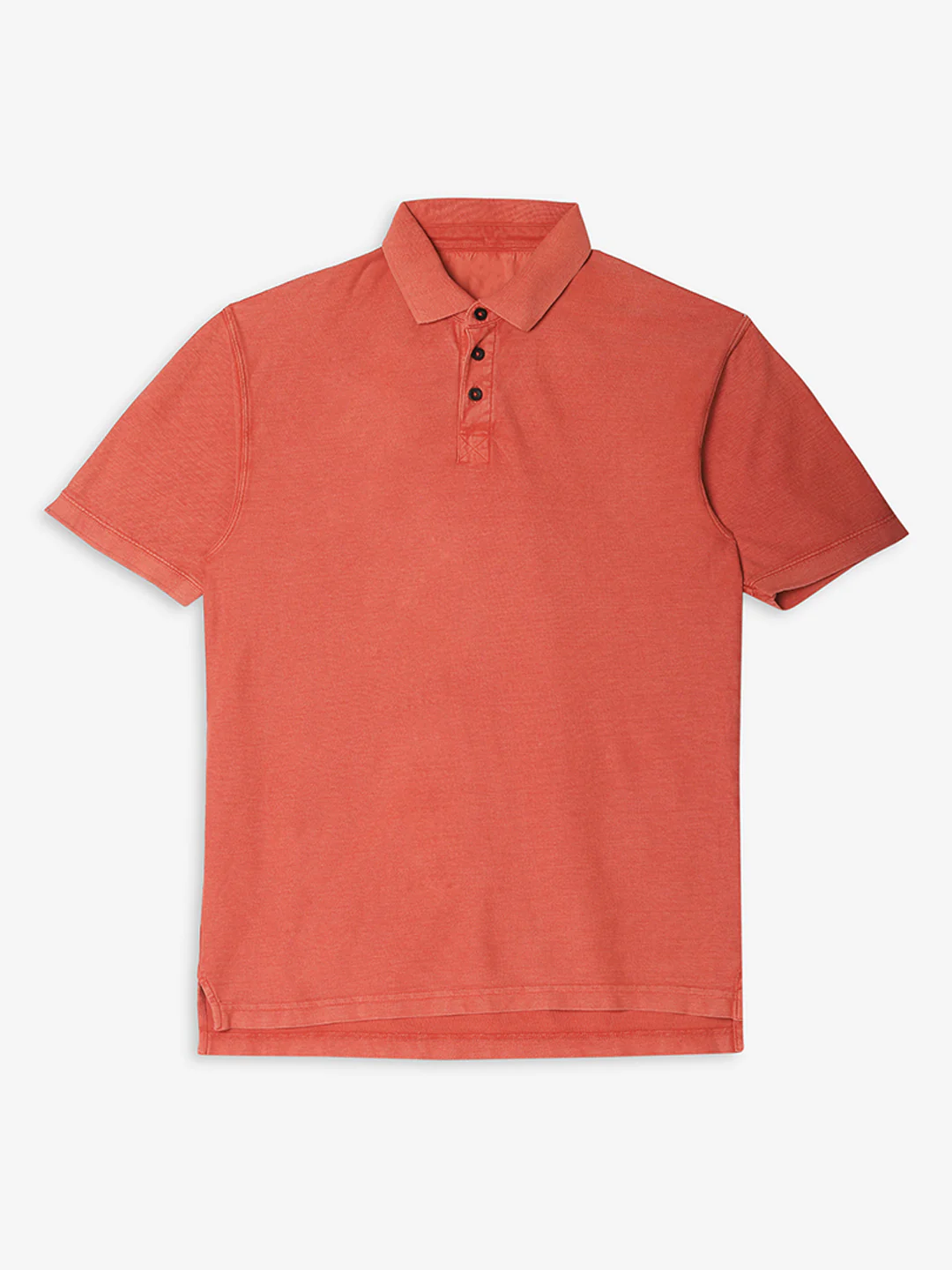 Men Coral Drop Shoulder Oversize Polo T-Shirt - Image 7