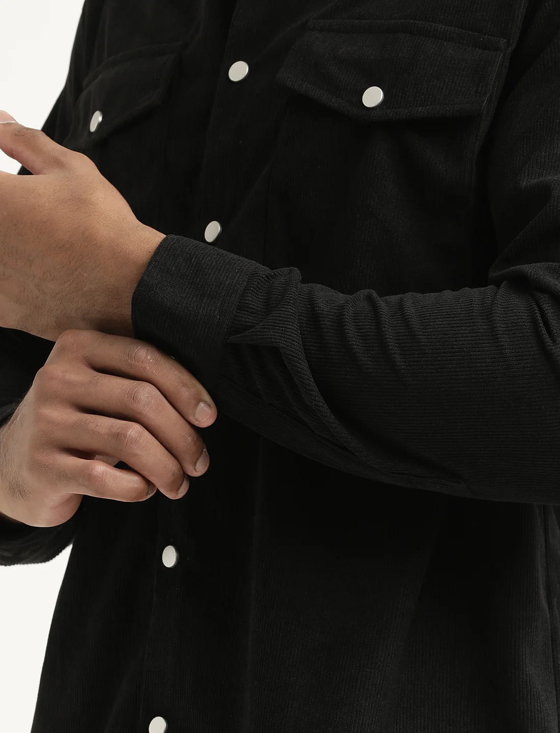 Men Corduroy Overshirt - Image 10