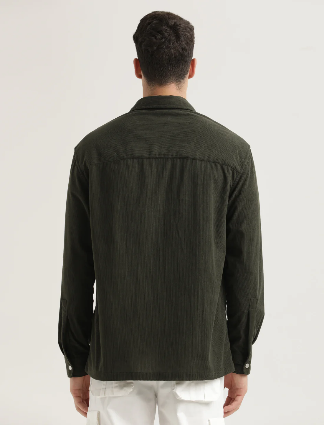 Men Corduroy Overshirt - Image 3