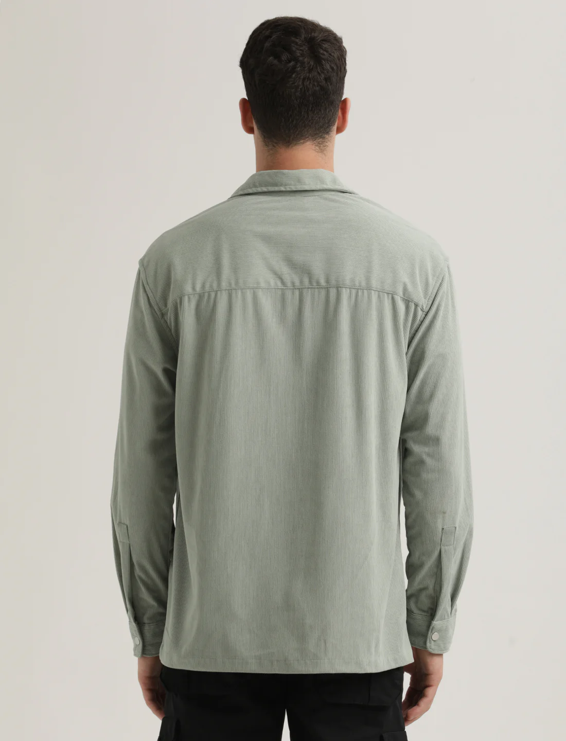 Men Corduroy Overshirt - Image 3