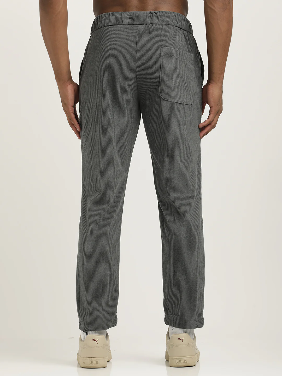 Men Corduroy Trousers with 3 Pockets - Image 4