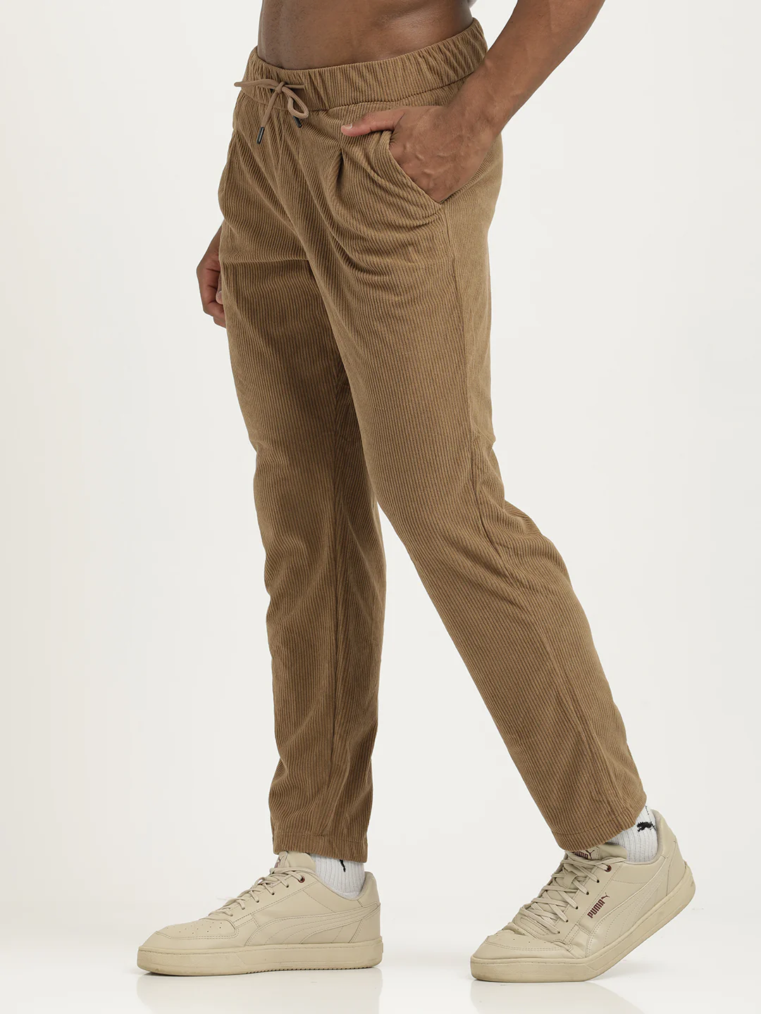Men Corduroy Trousers with 3 Pockets - Image 5