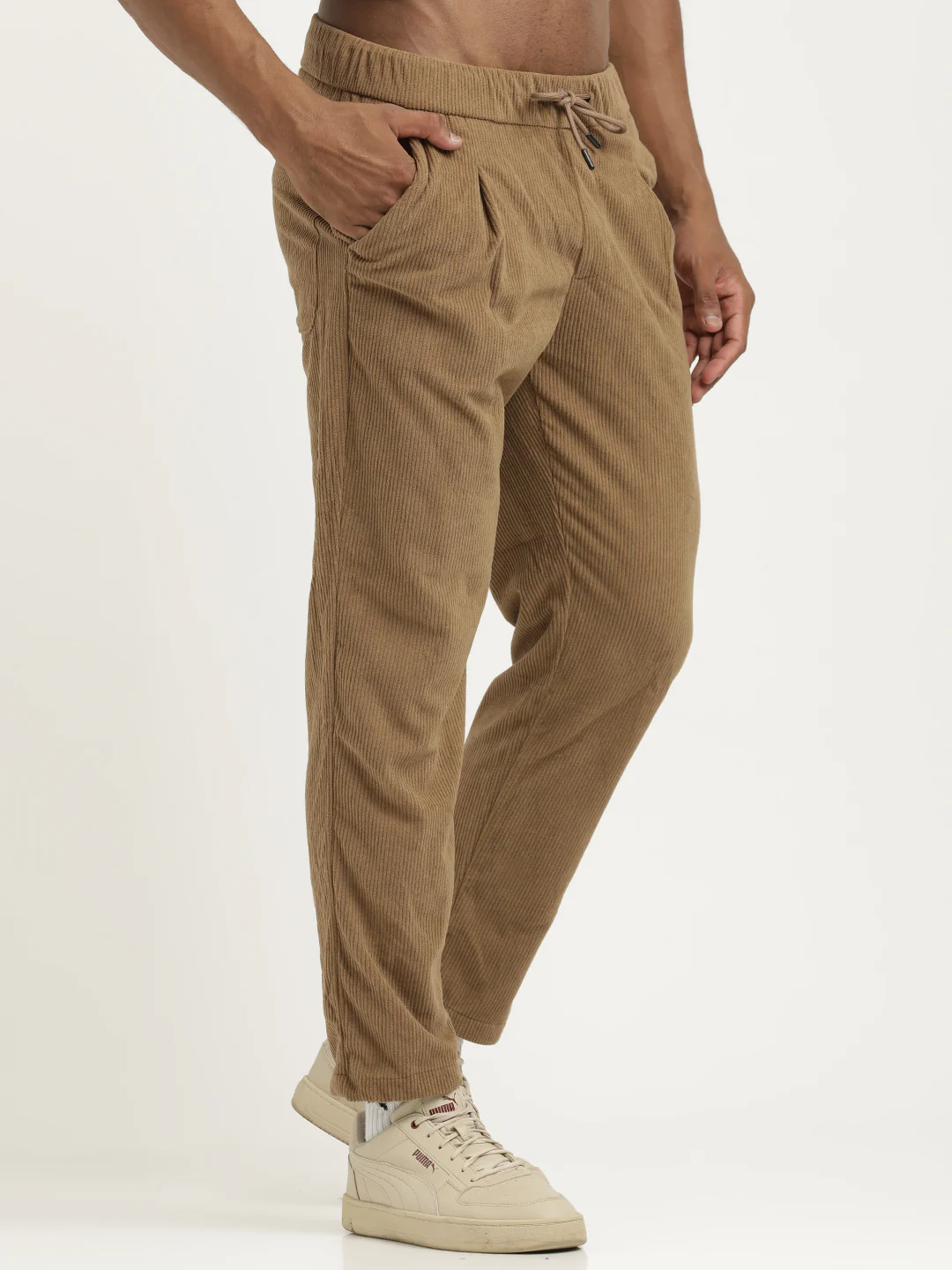 Men Corduroy Trousers with 3 Pockets - Image 6