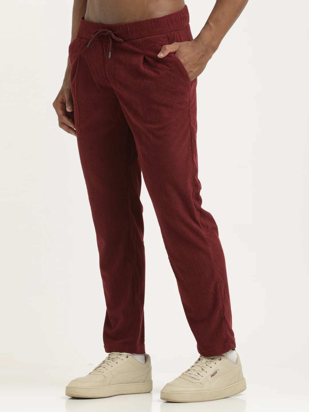 Men Corduroy Trousers with 3 Pockets - Image 5