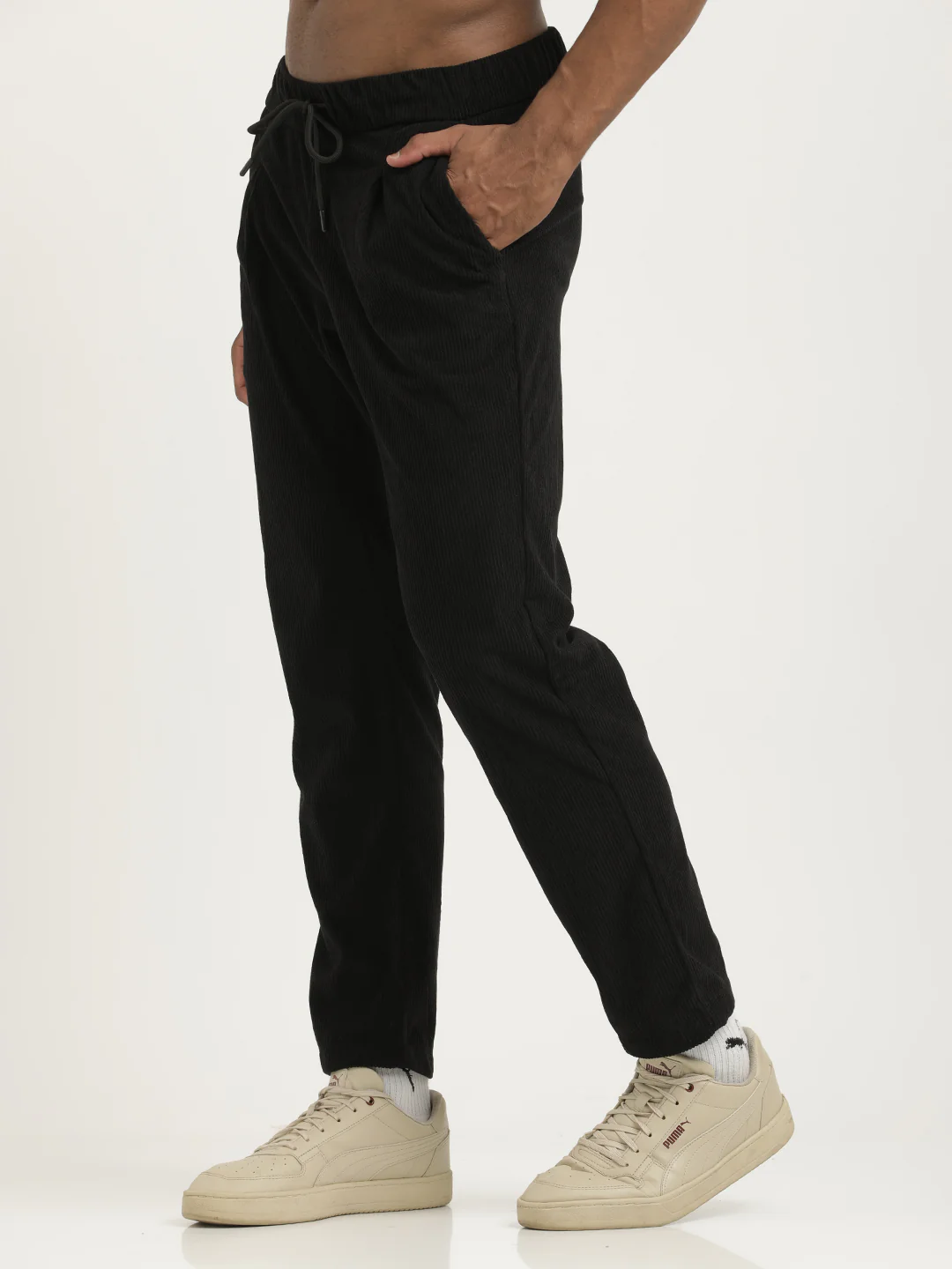 Men Corduroy Trousers with 3 Pockets - Image 5