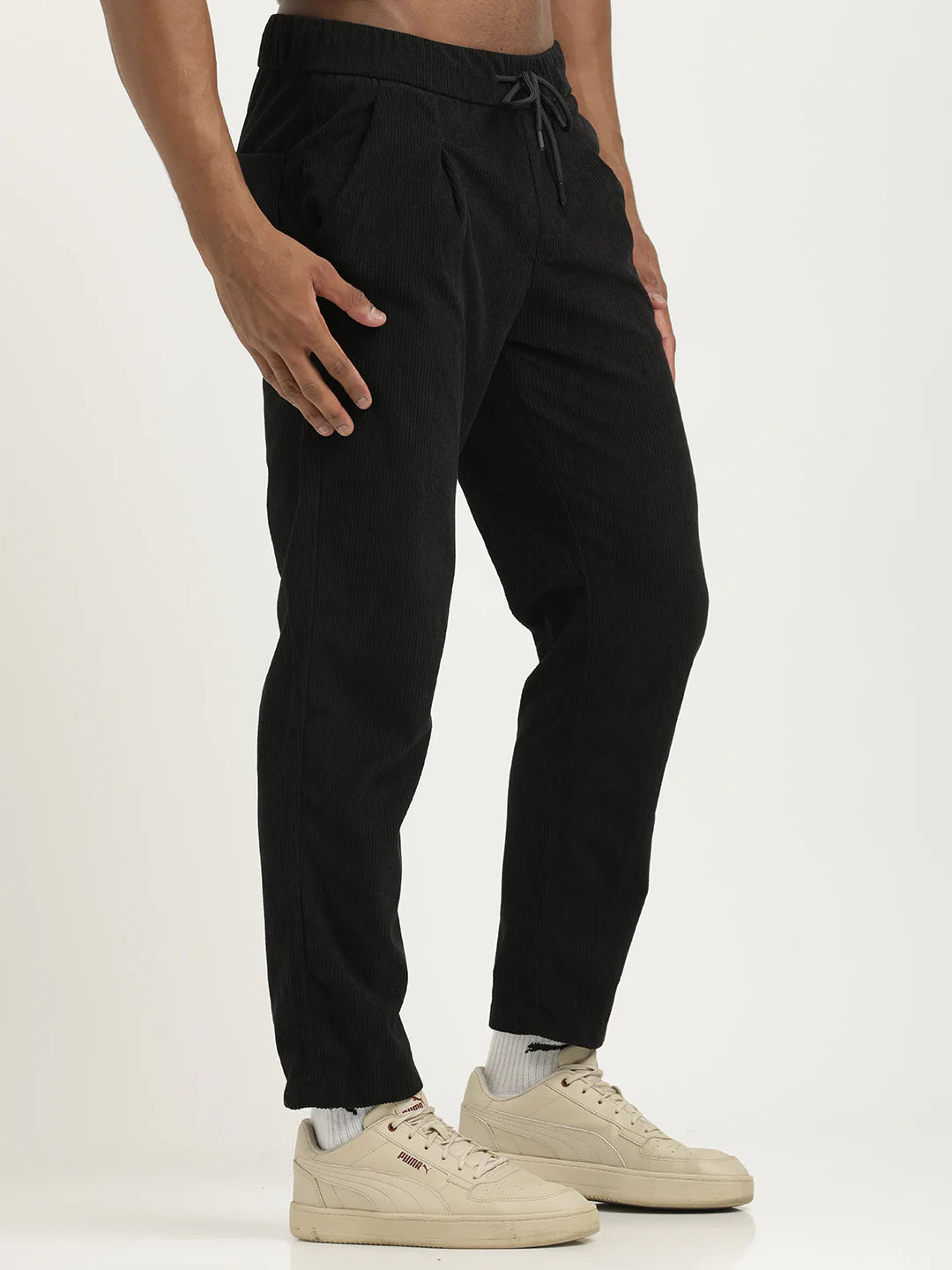 Men Corduroy Trousers with 3 Pockets - Image 6
